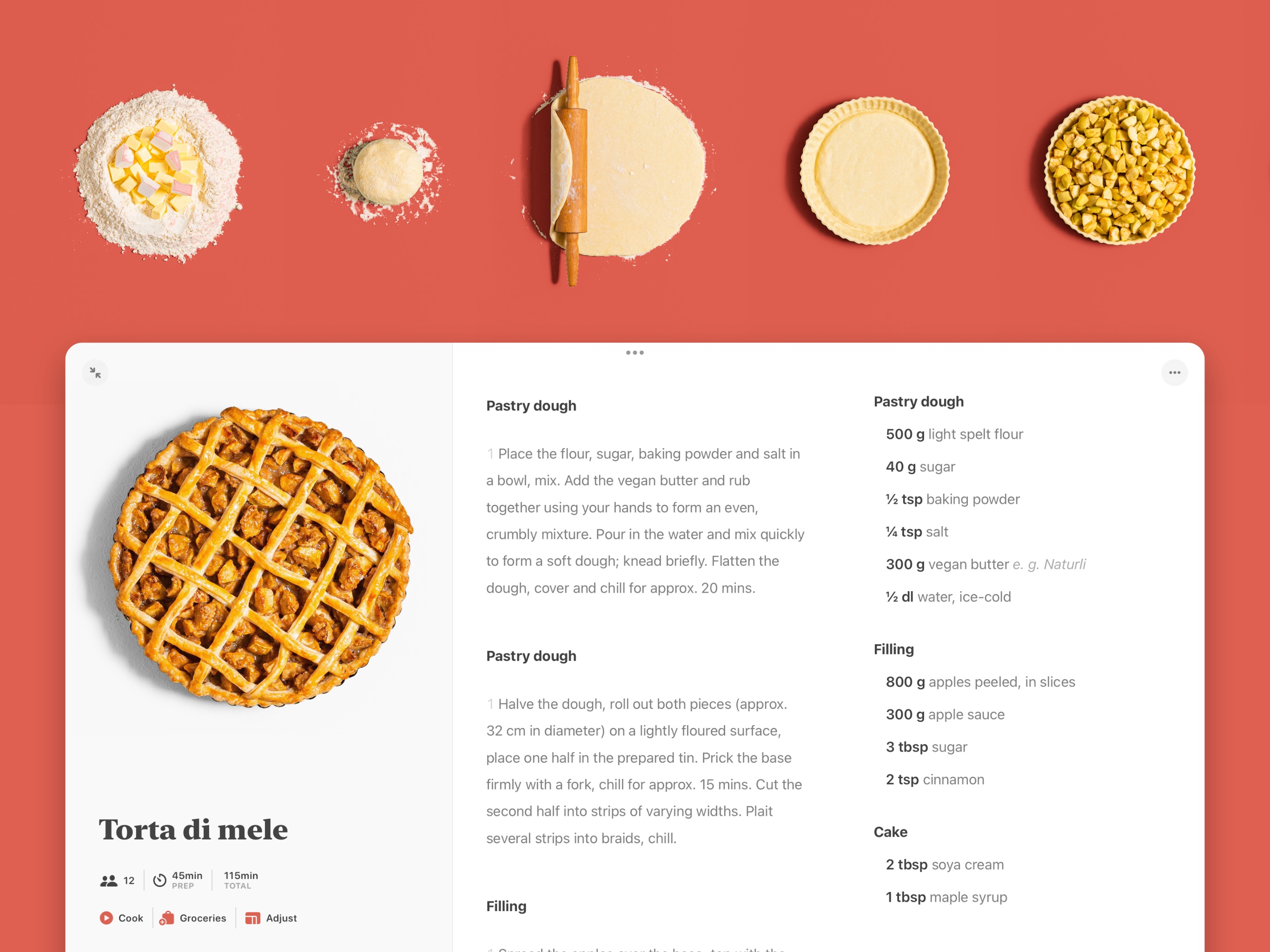 Mela - Recipe Manager iPad screenshot 1