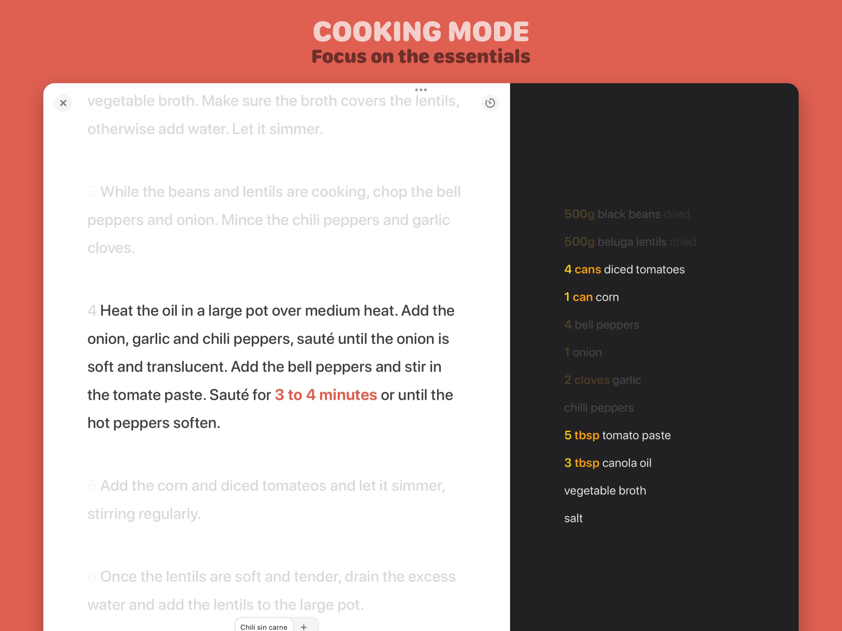 Mela - Recipe Manager iPad screenshot 3