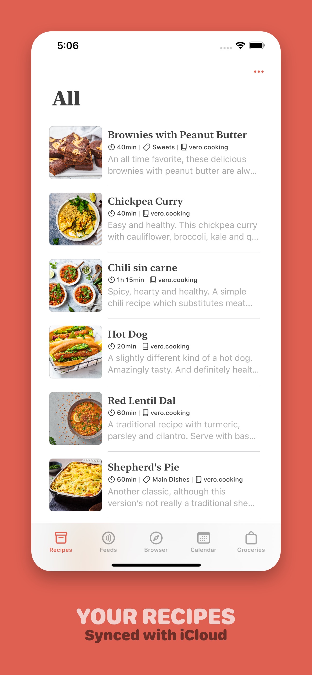 Mela - Recipe Manager iPhone screenshot 2