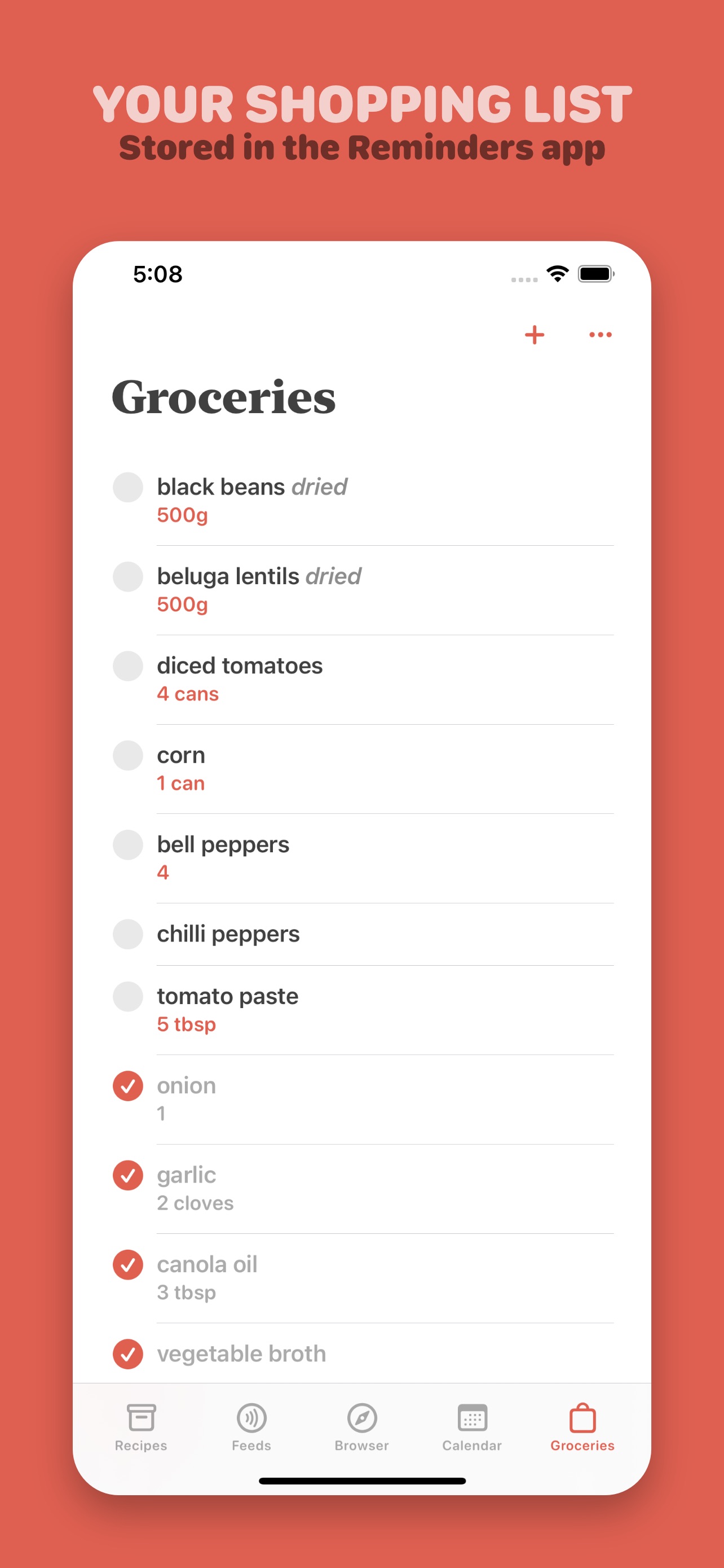 Mela - Recipe Manager iPhone screenshot 5