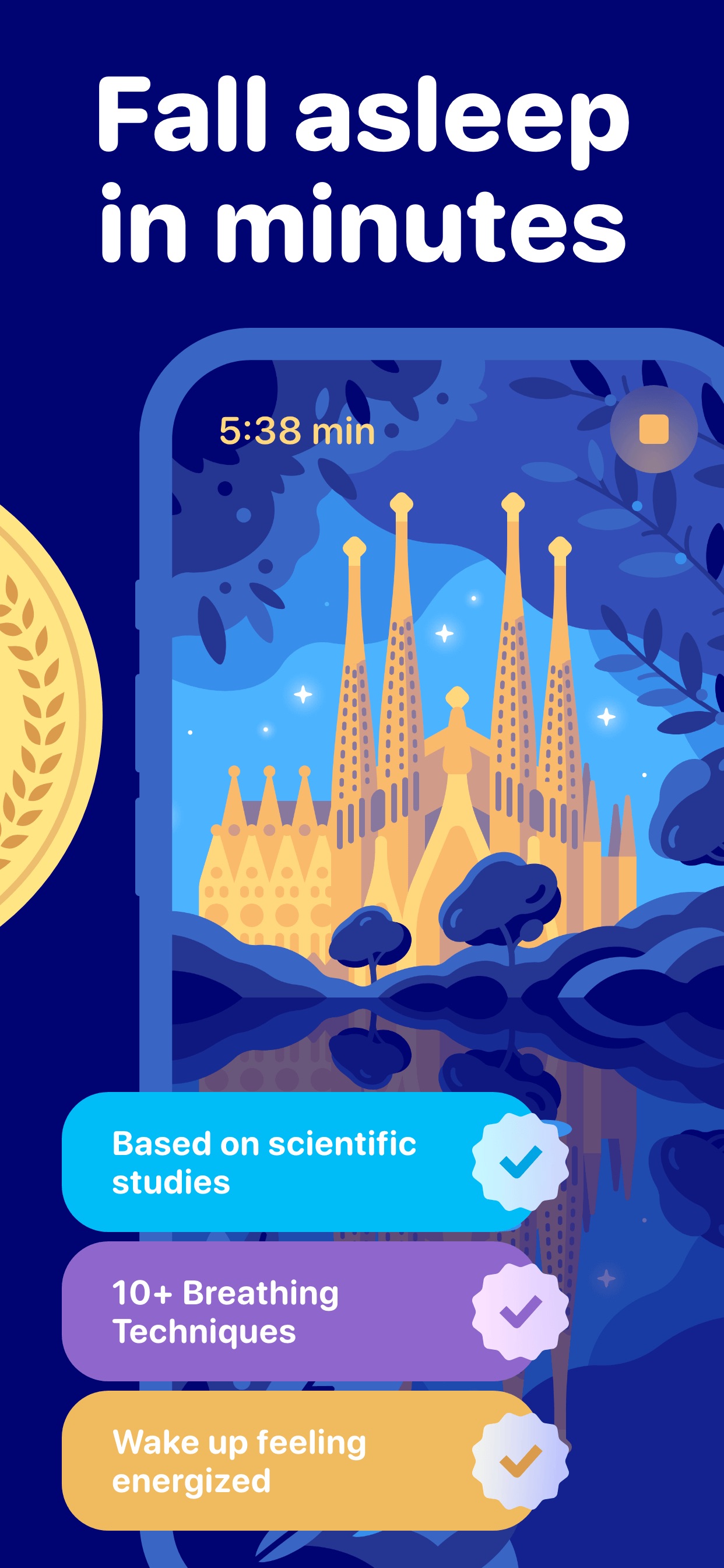 Mindllama Breathe Sleep Focus iPhone screenshot 3