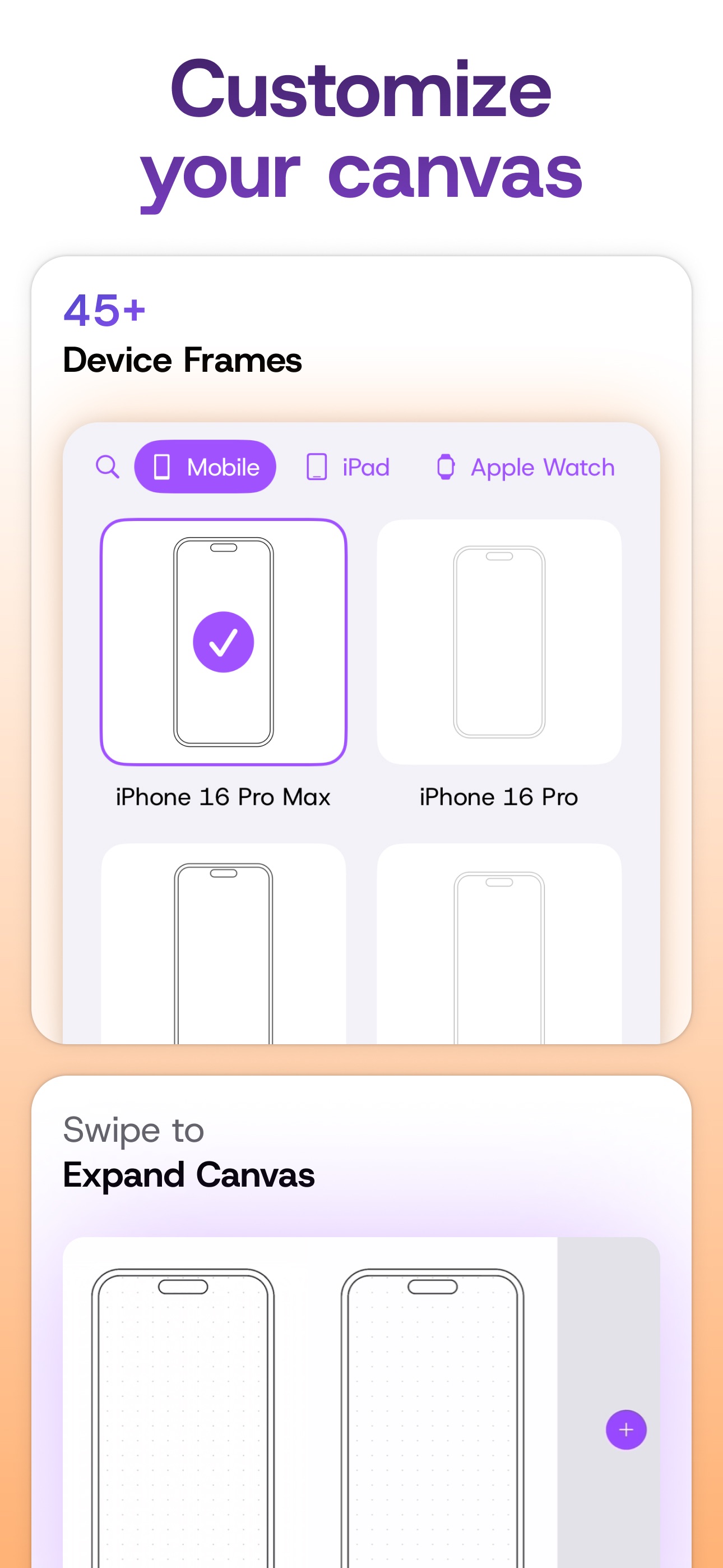 Mockup iPhone screenshot 3