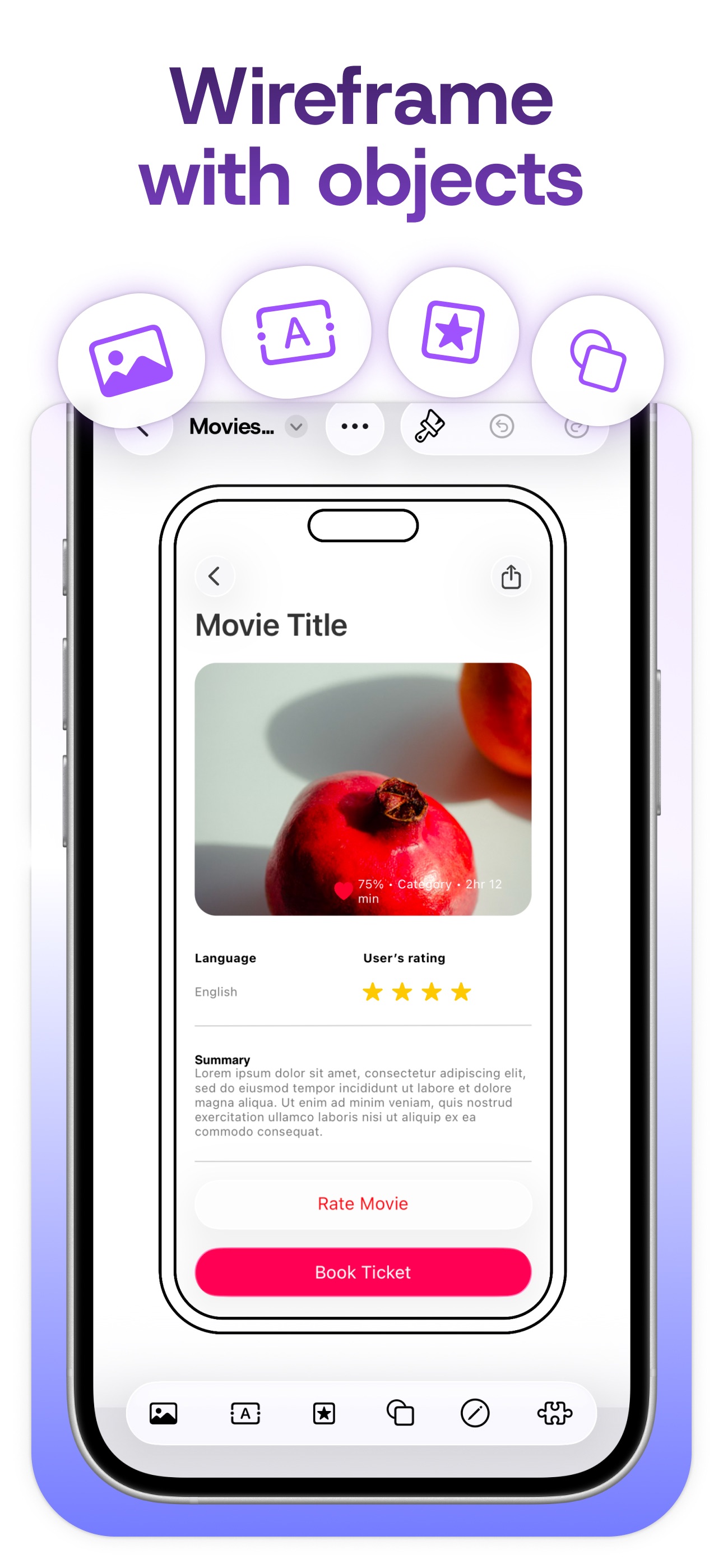 Mockup iPhone screenshot 6