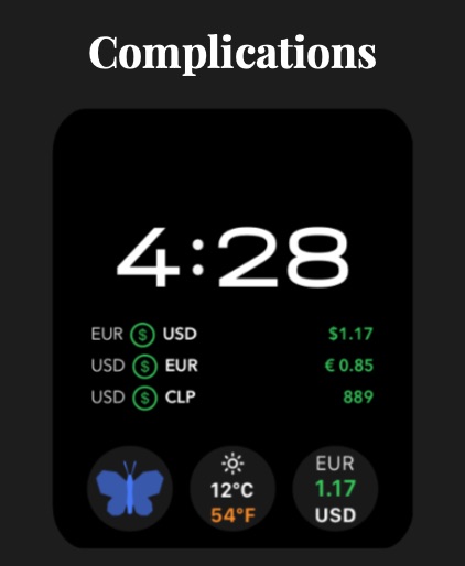 Morpho Convert Currency & Unit Apple Watch screenshot 4