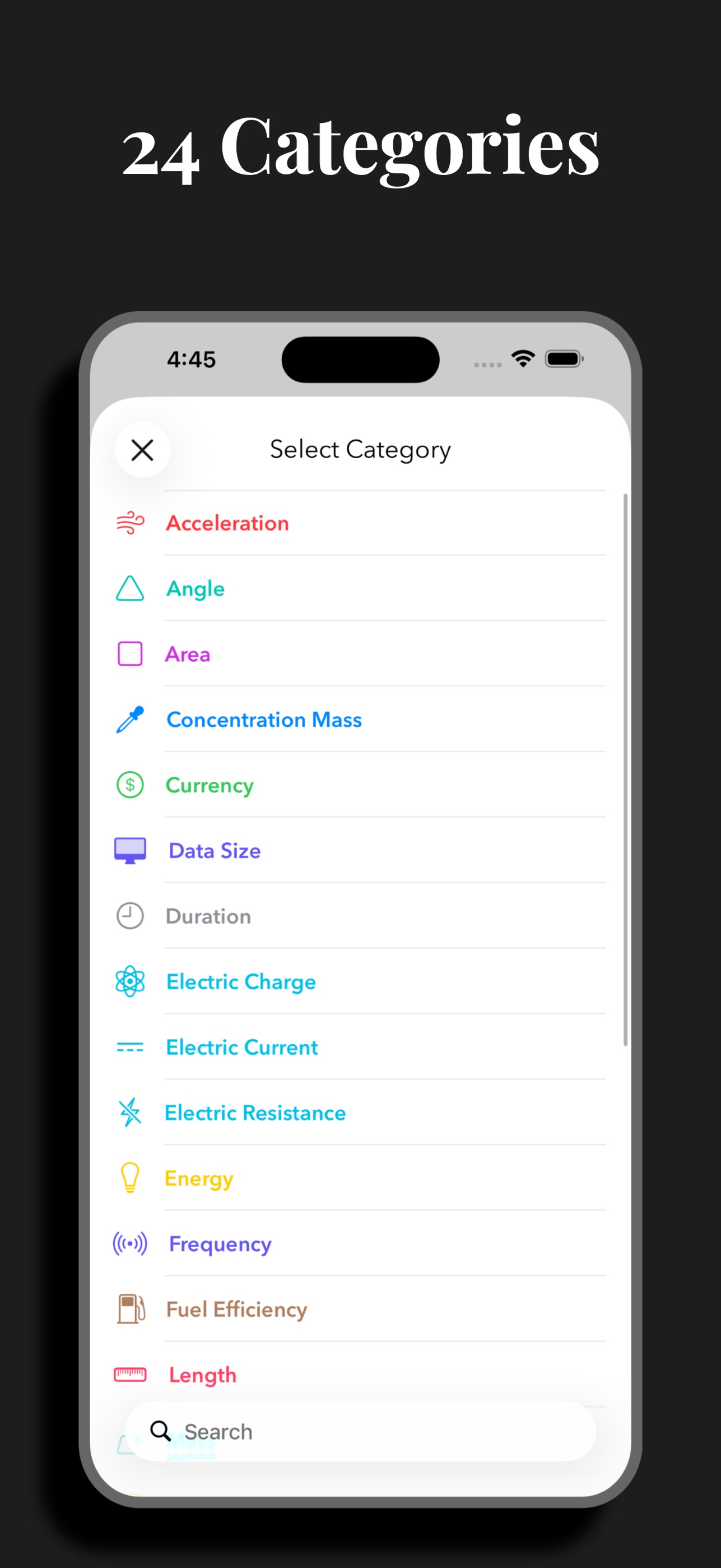 Morpho Convert Currency & Unit iPhone screenshot 6