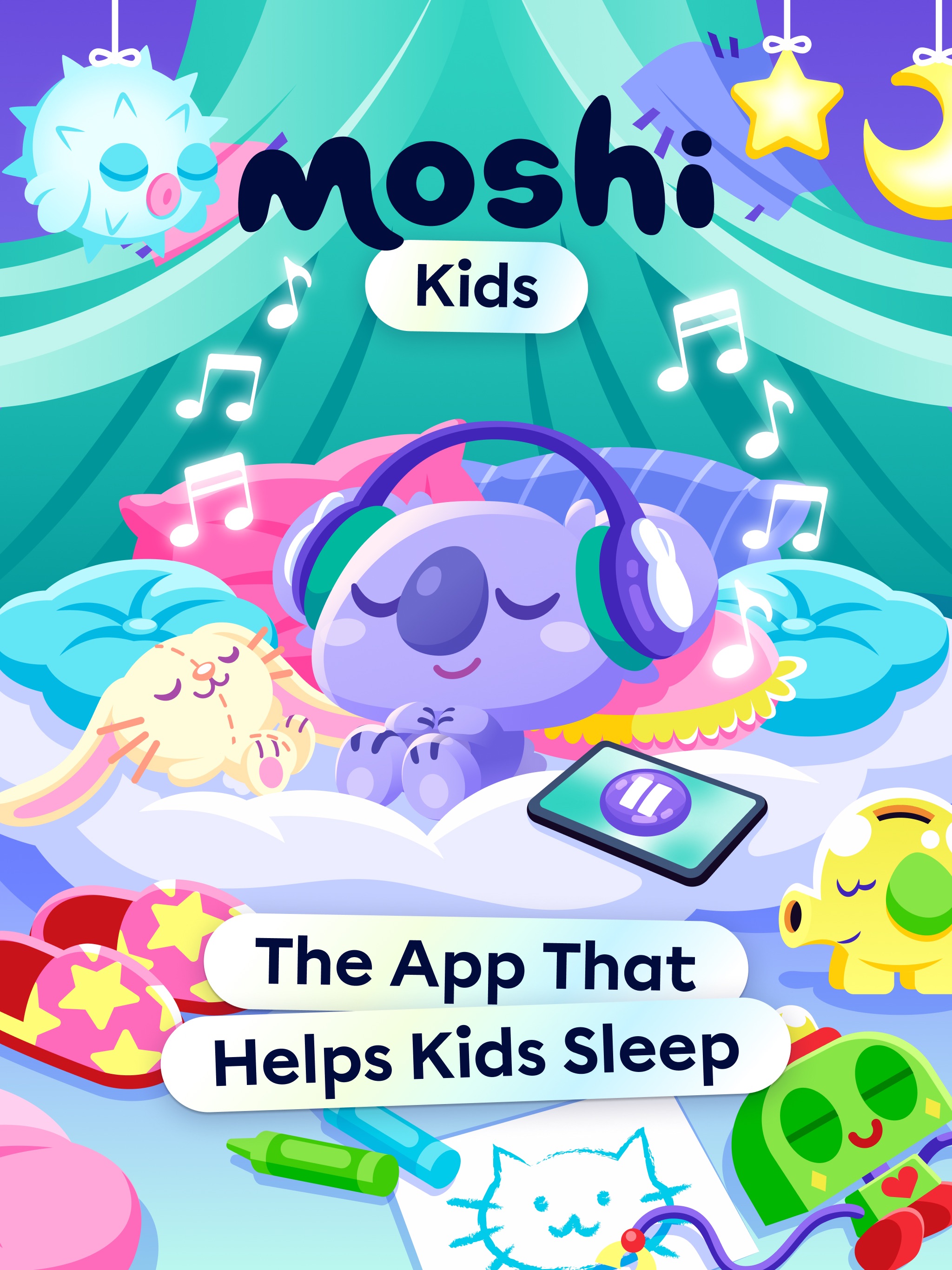 Moshi Kids: Sleep, Relax, Play iPad screenshot 1