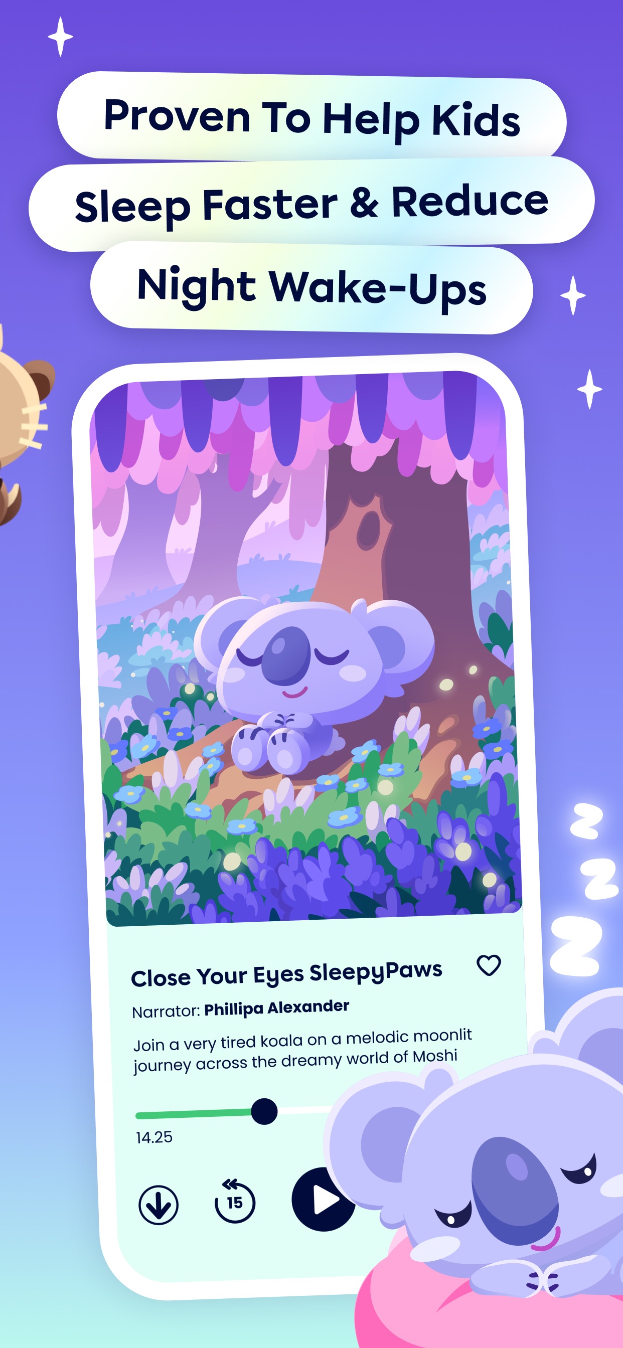 Moshi Kids: Sleep, Relax, Play iPhone screenshot 6