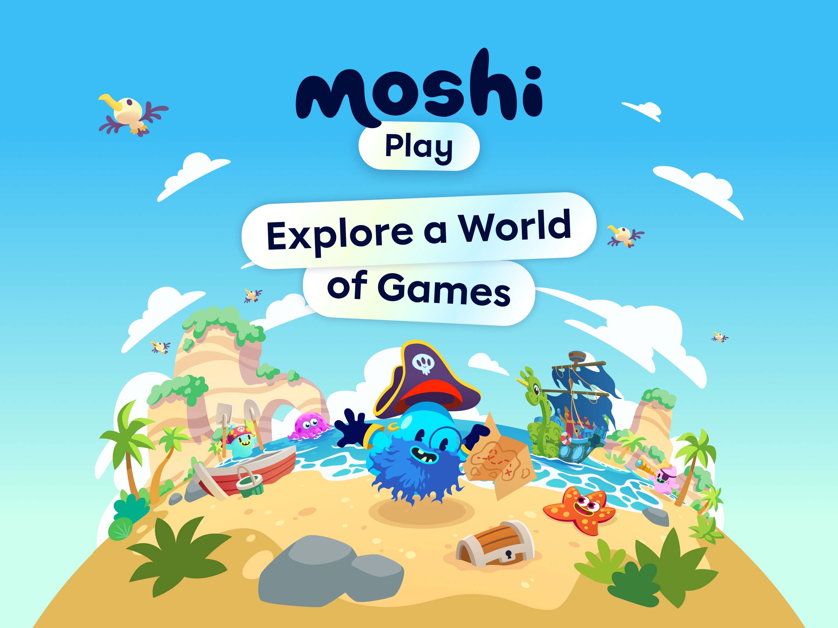 Moshi Play: Games for Kids iPad screenshot 1