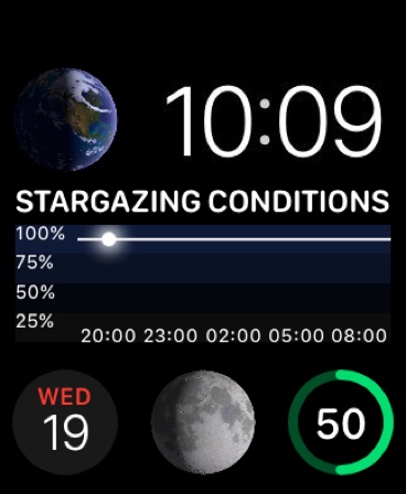 Night Sky Apple Watch screenshot 3