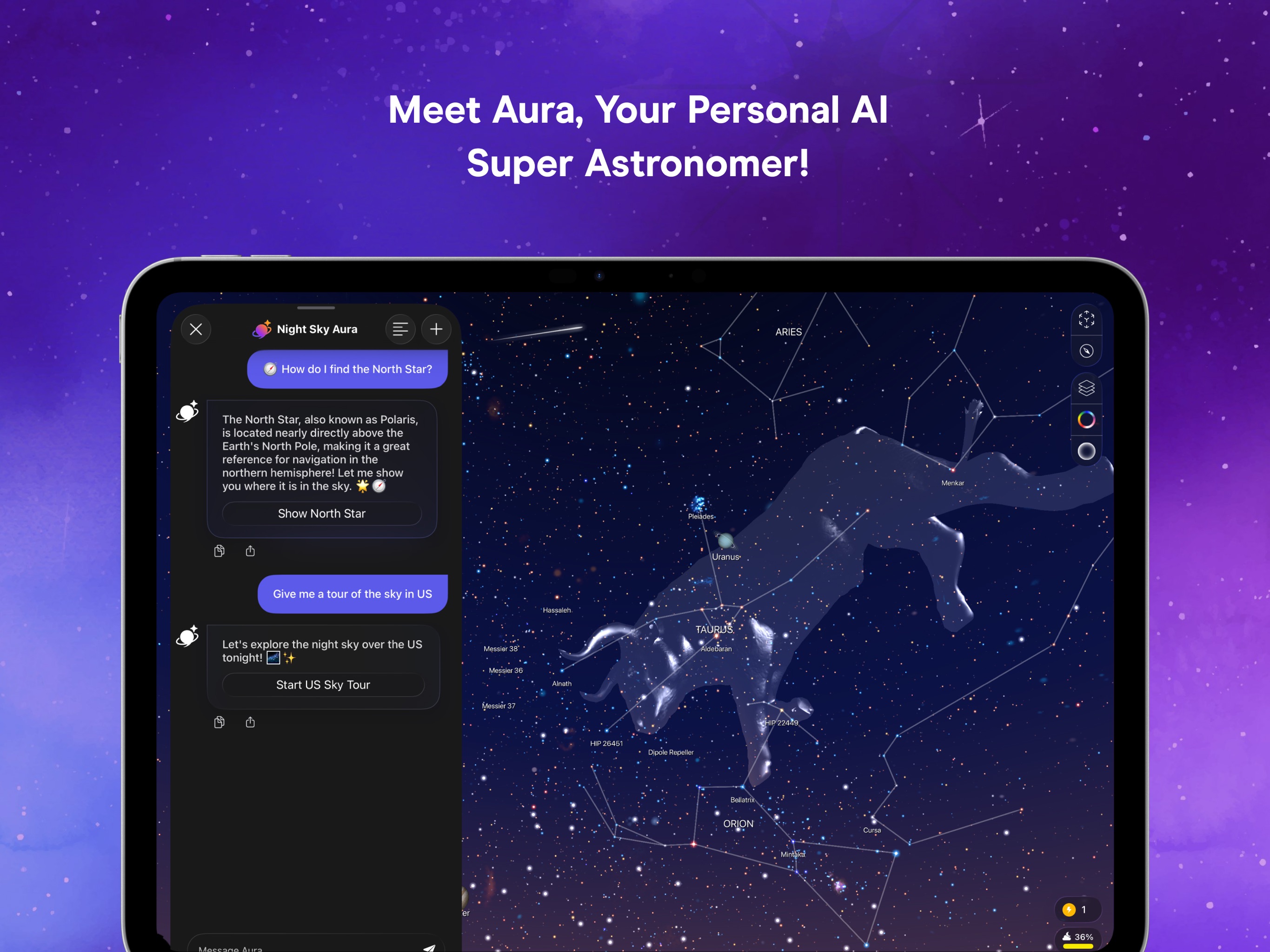 Night Sky iPad screenshot 3