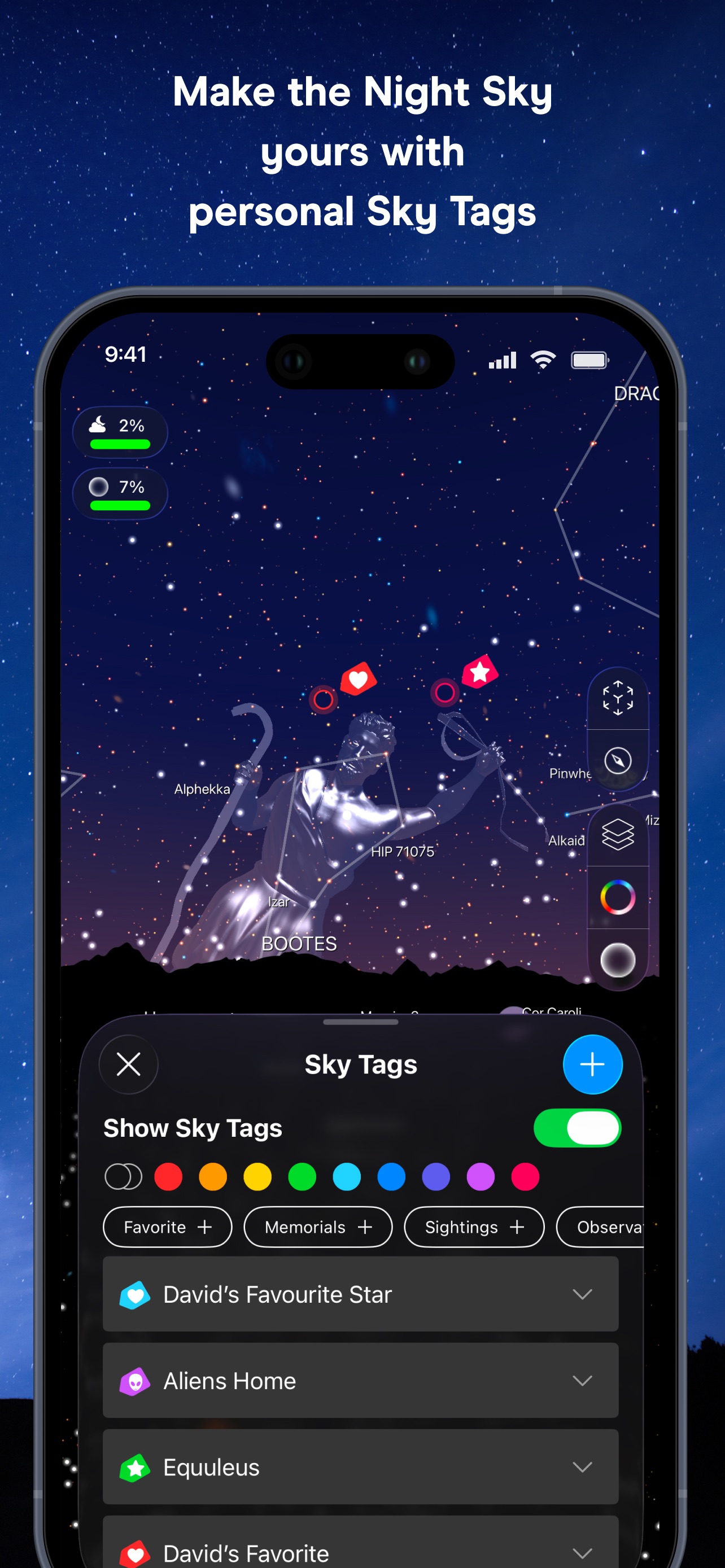Night Sky iPhone screenshot 6