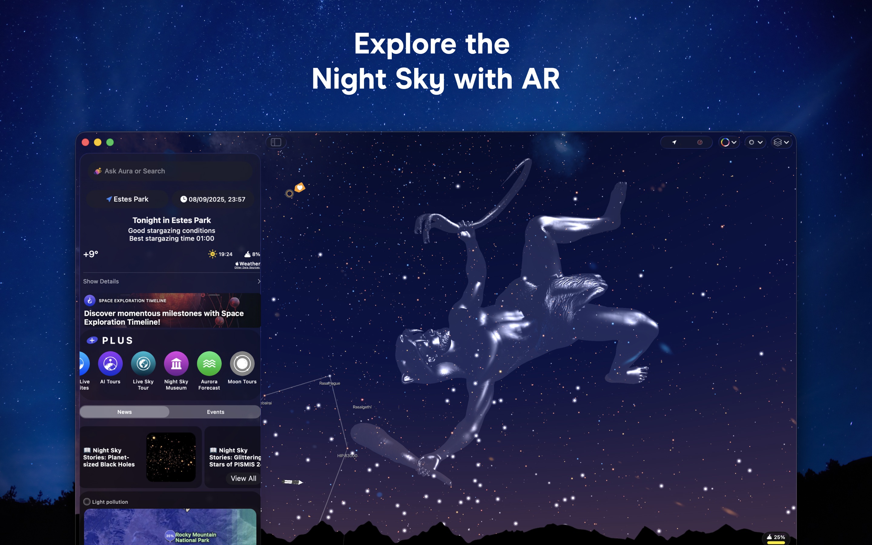 Night Sky Mac screenshot 2