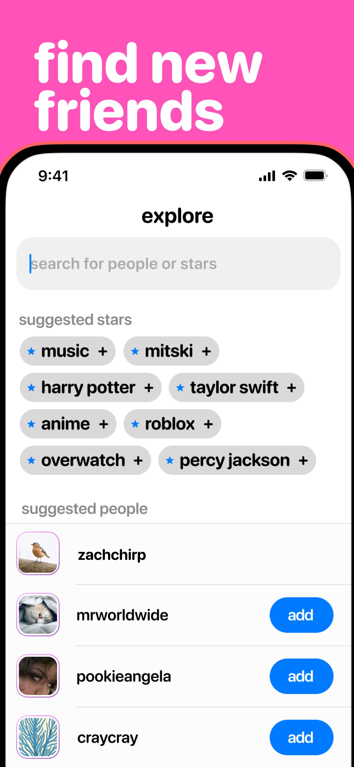 noplace: make new friends iPhone screenshot 3