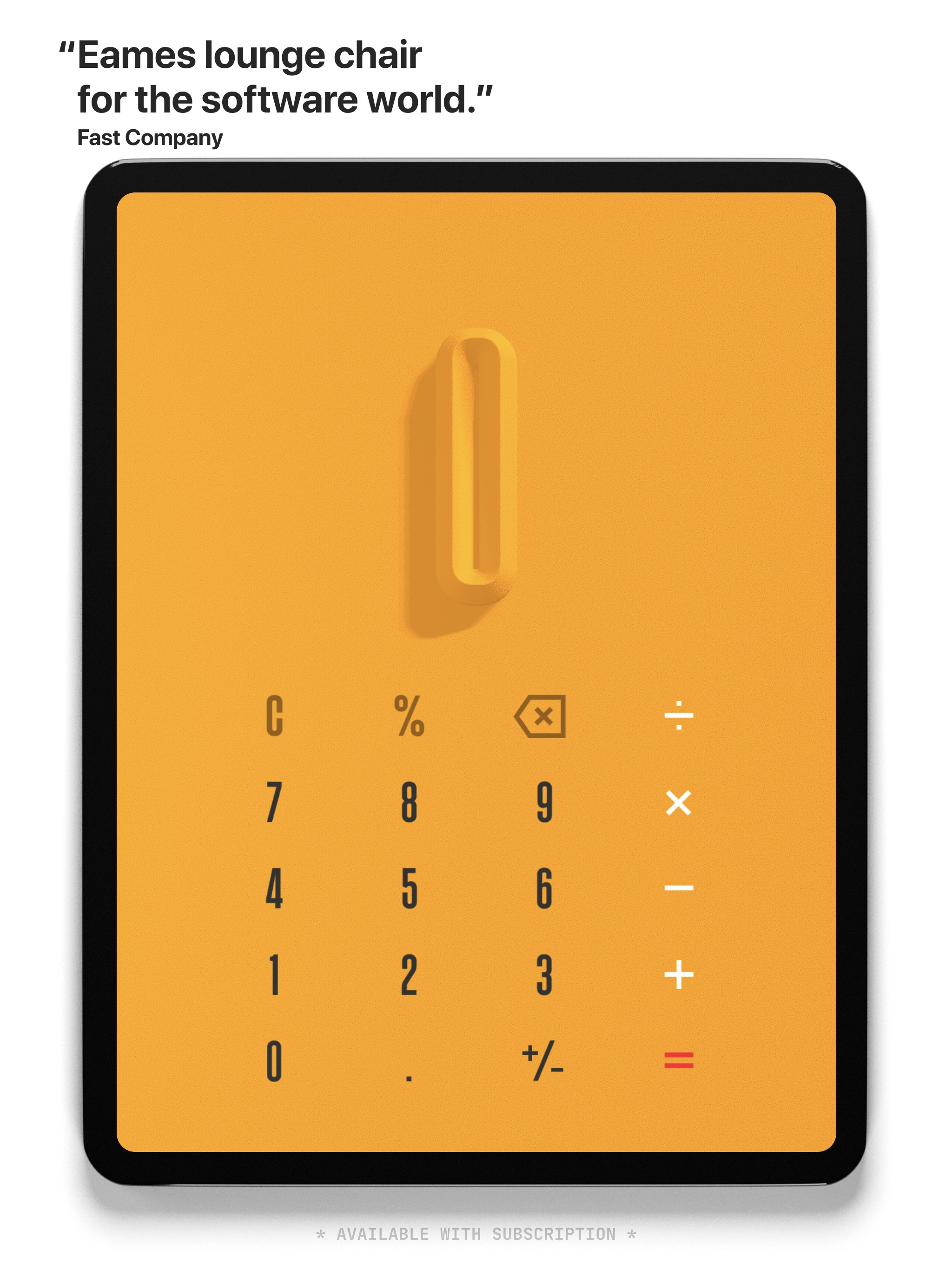 (Not Boring) Calculator iPad screenshot 2