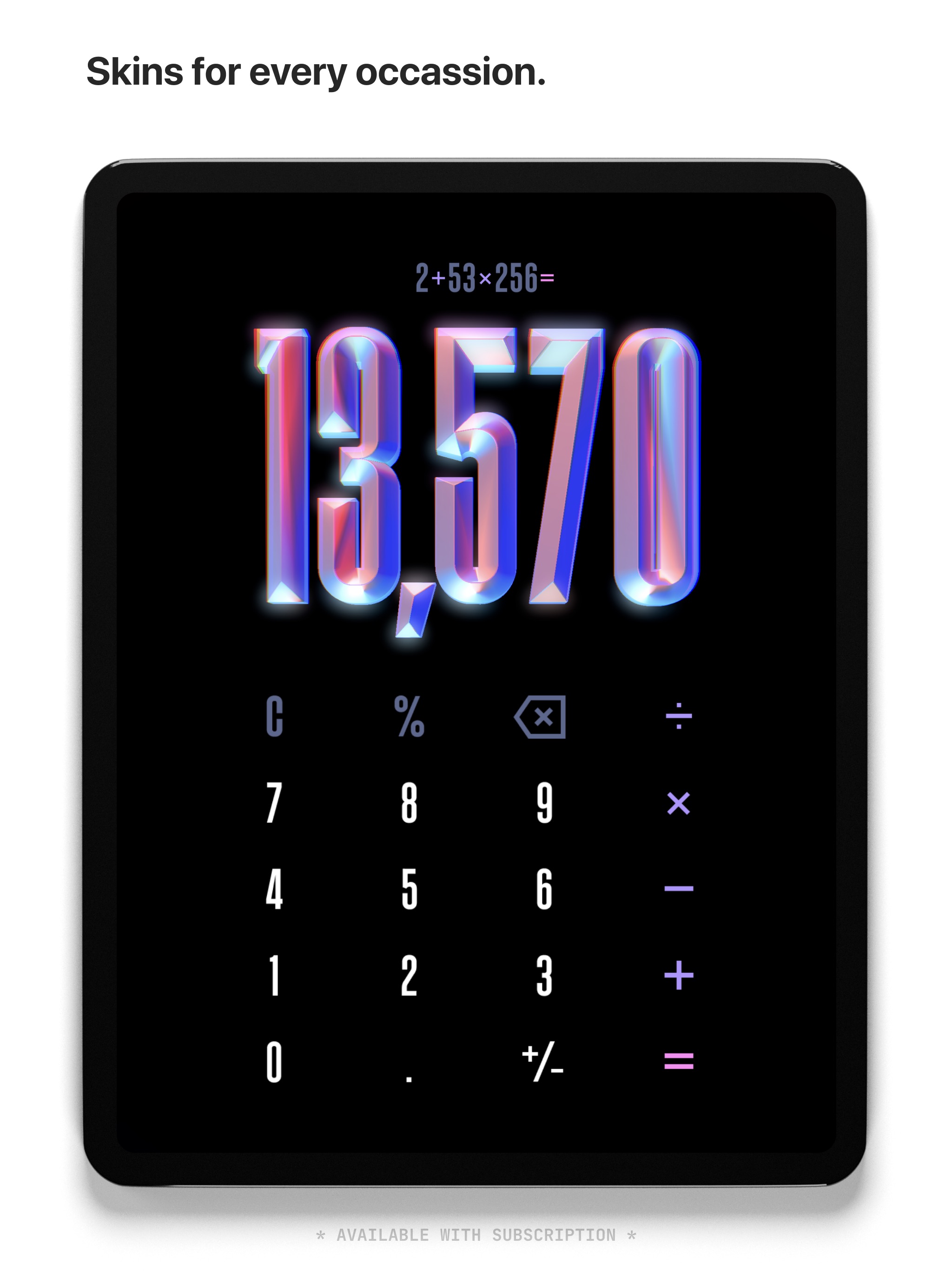 (Not Boring) Calculator iPad screenshot 4