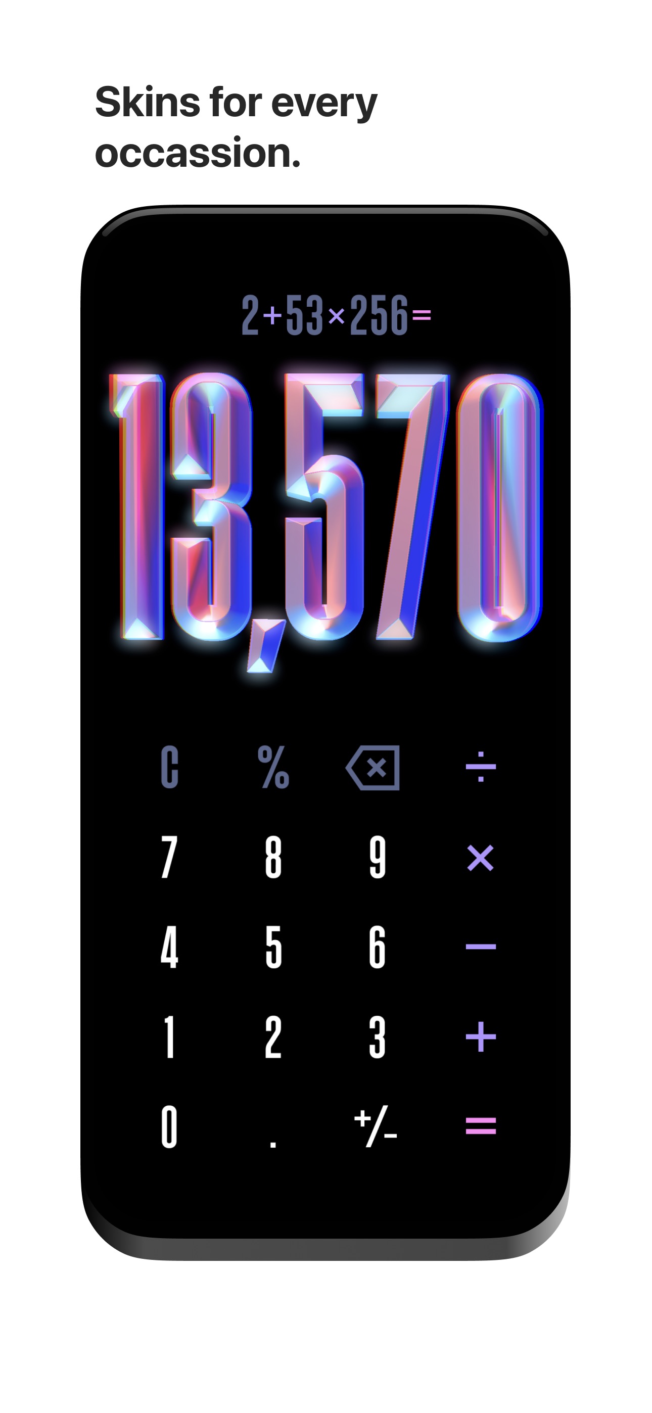(Not Boring) Calculator iPhone screenshot 5