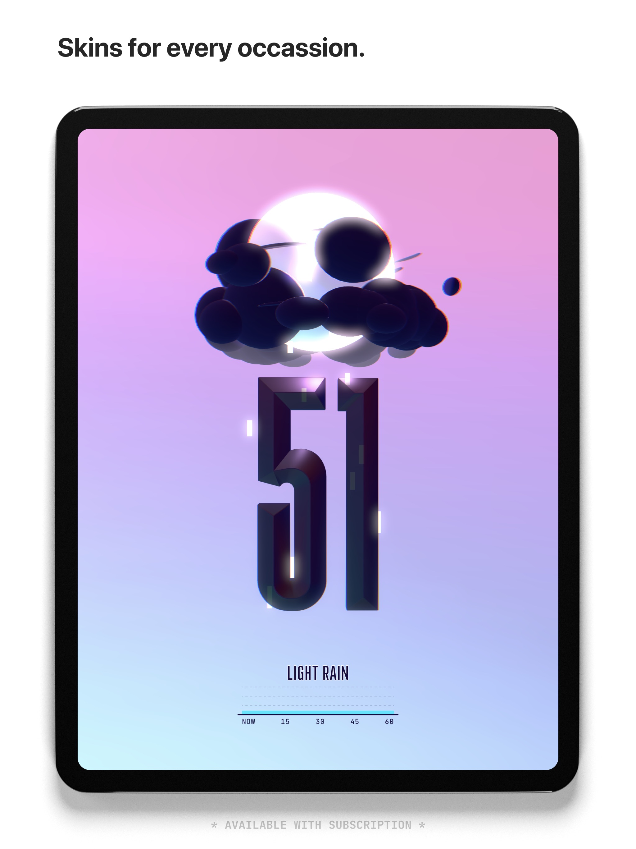 (Not Boring) Weather iPad screenshot 5