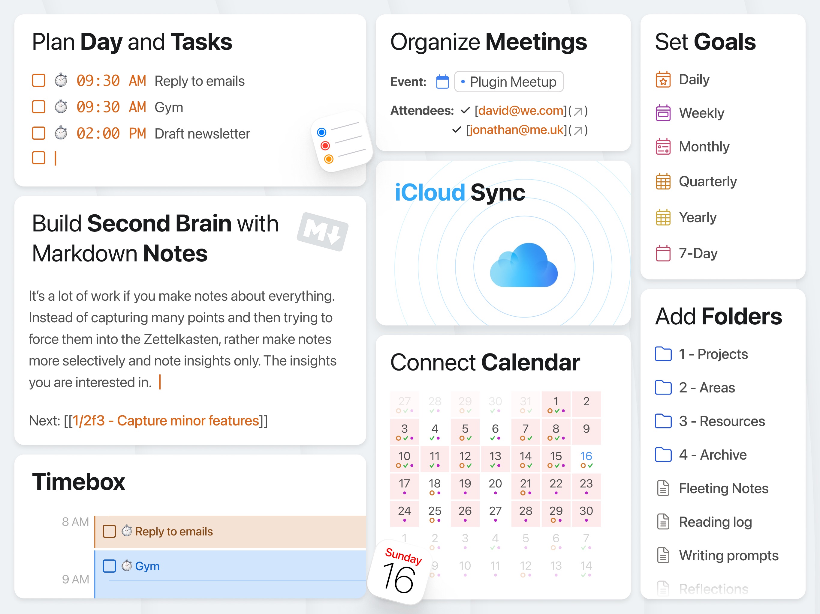 NotePlan iPad screenshot 3