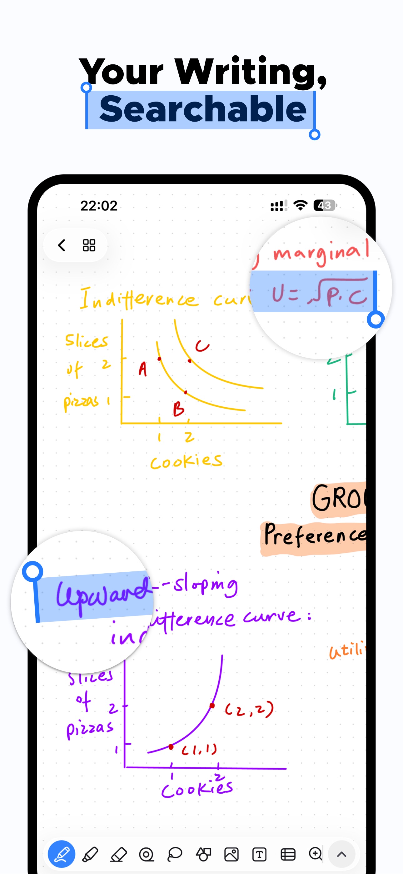 Notewise iPhone screenshot 3