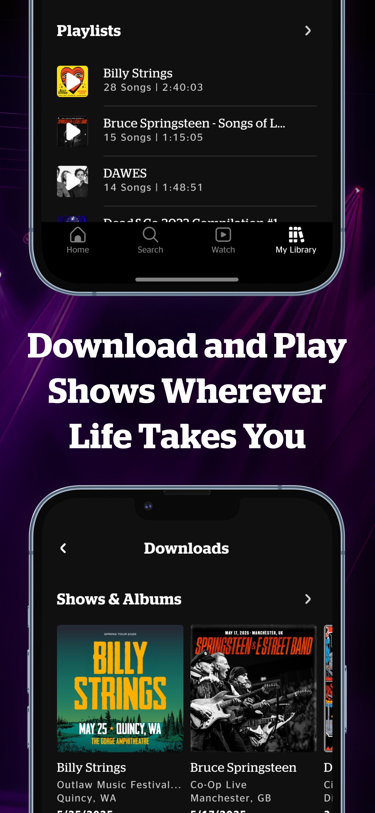 nugs: Live Music Lives Here iPhone screenshot 6