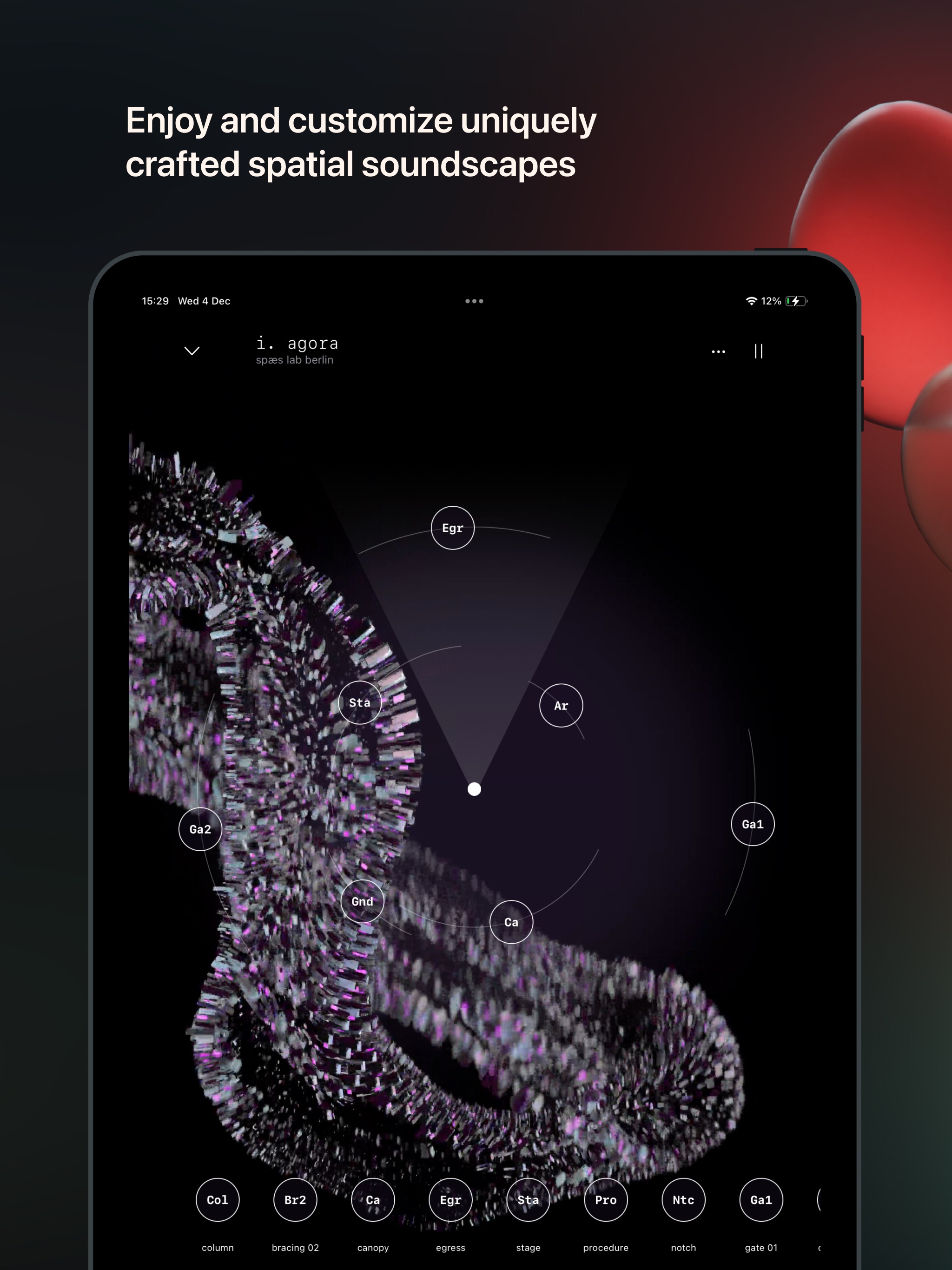 Odio iPad screenshot 2