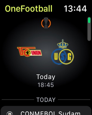 OneFootball: All Soccer Scores Apple Watch screenshot 1
