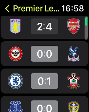 OneFootball: All Soccer Scores Apple Watch screenshot 4