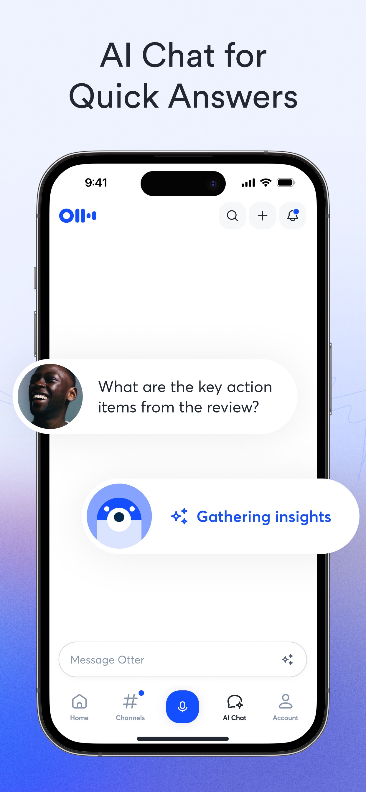 Otter Transcribe Voice Notes iPhone screenshot 3
