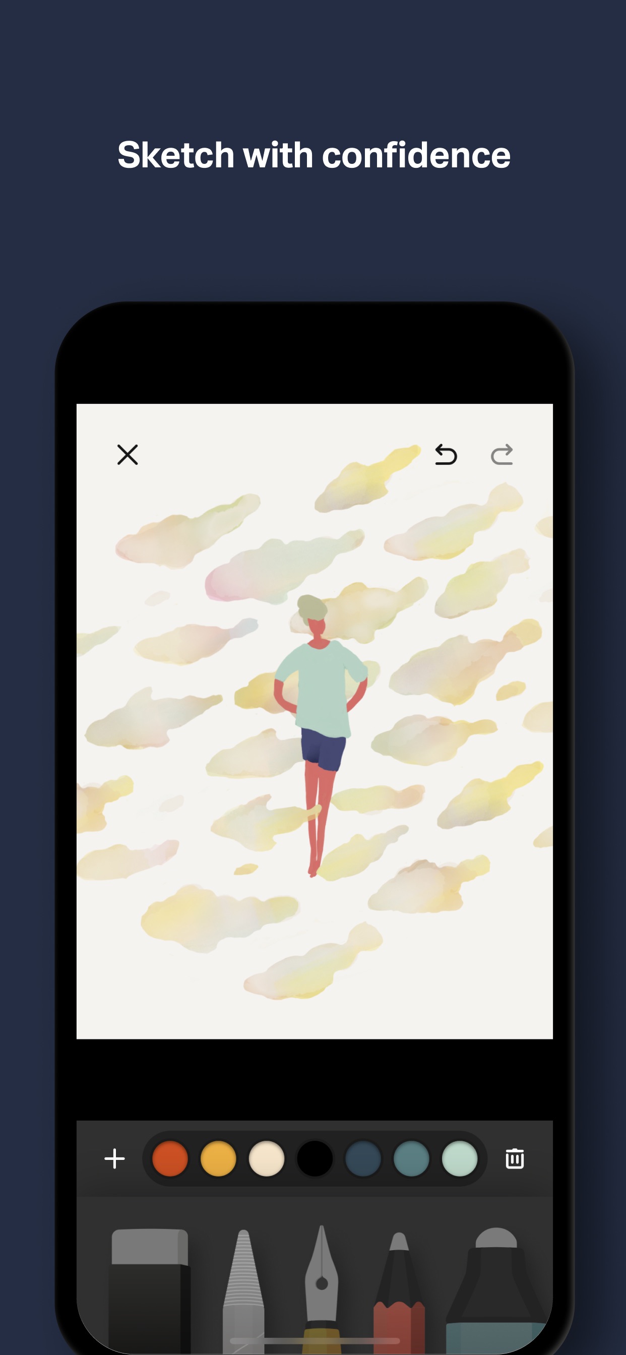 Paper: Sketch, Draw & Create iPhone screenshot 1