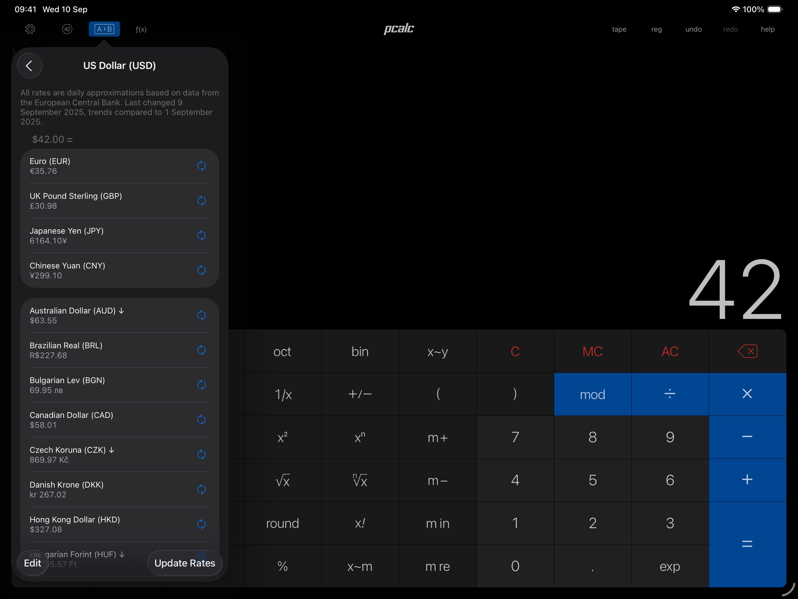 PCalc iPad screenshot 4