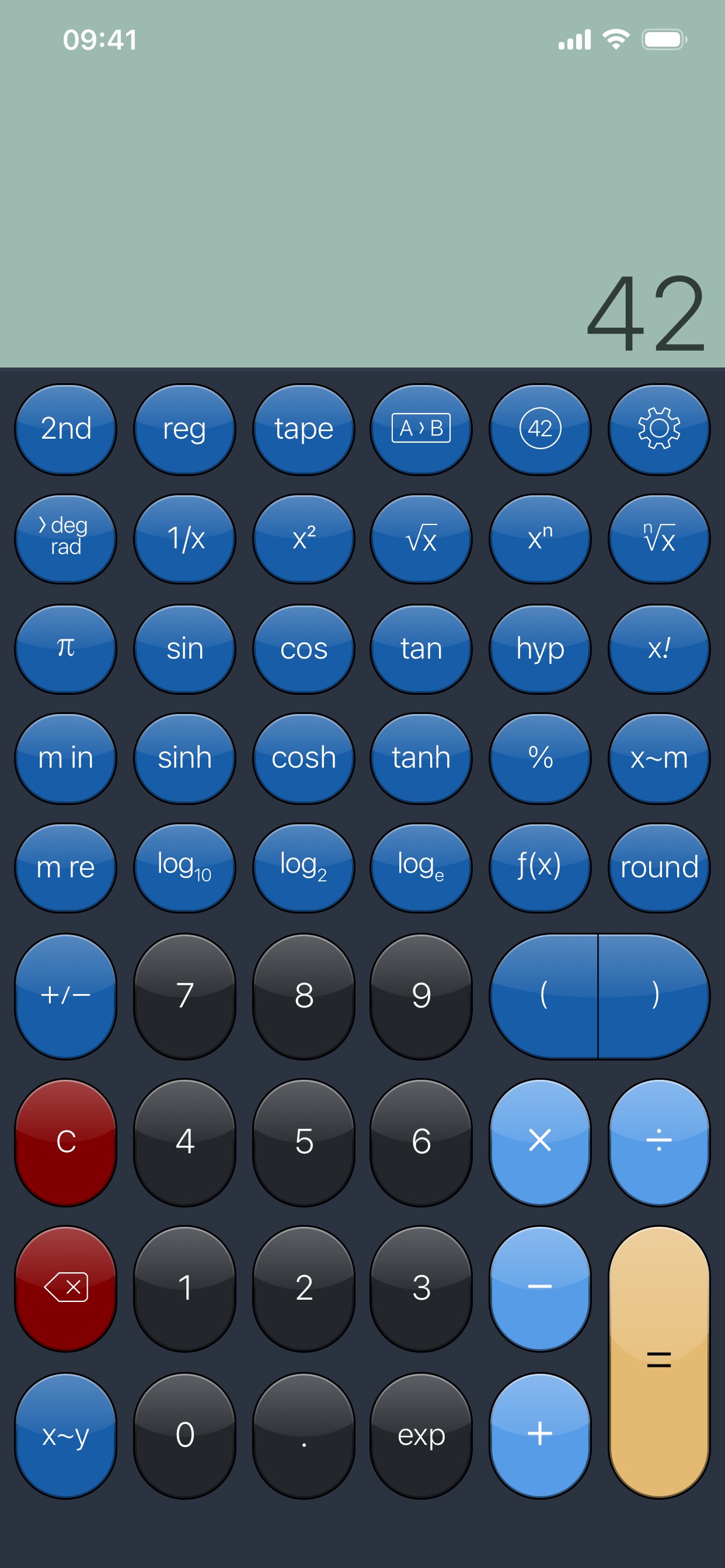 PCalc iPhone screenshot 3