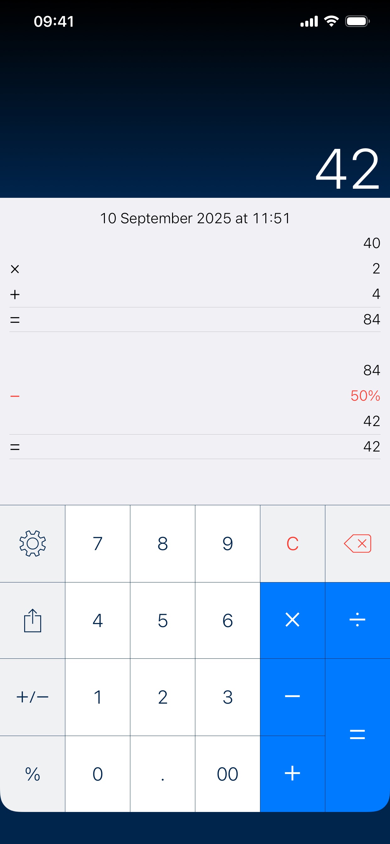 PCalc iPhone screenshot 4