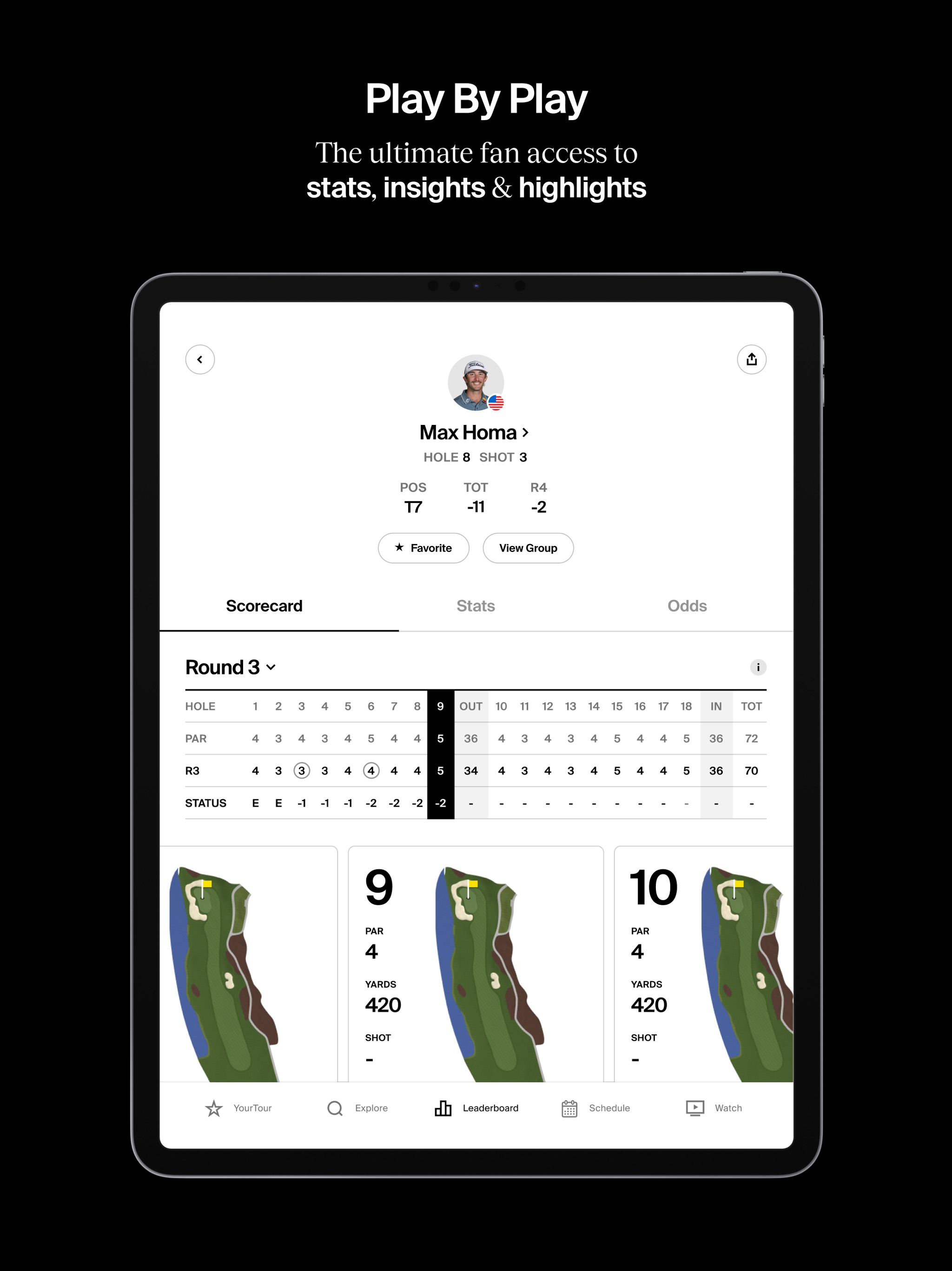 PGA TOUR iPad screenshot 4