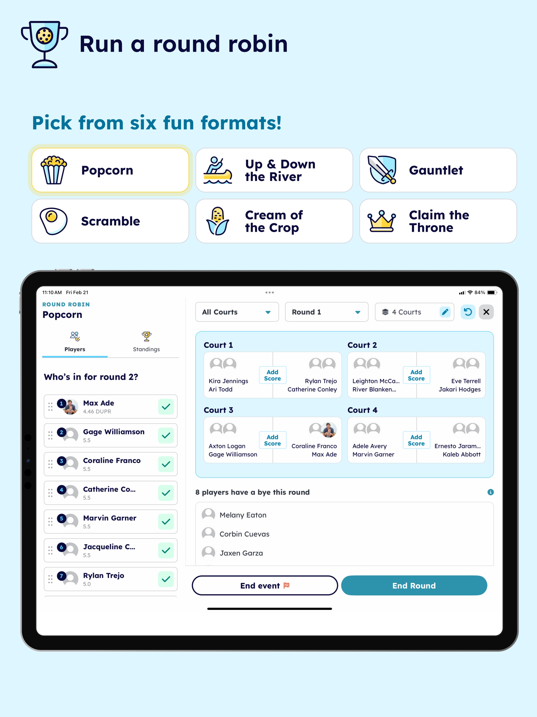 Pickleheads - Play Pickleball iPad screenshot 2