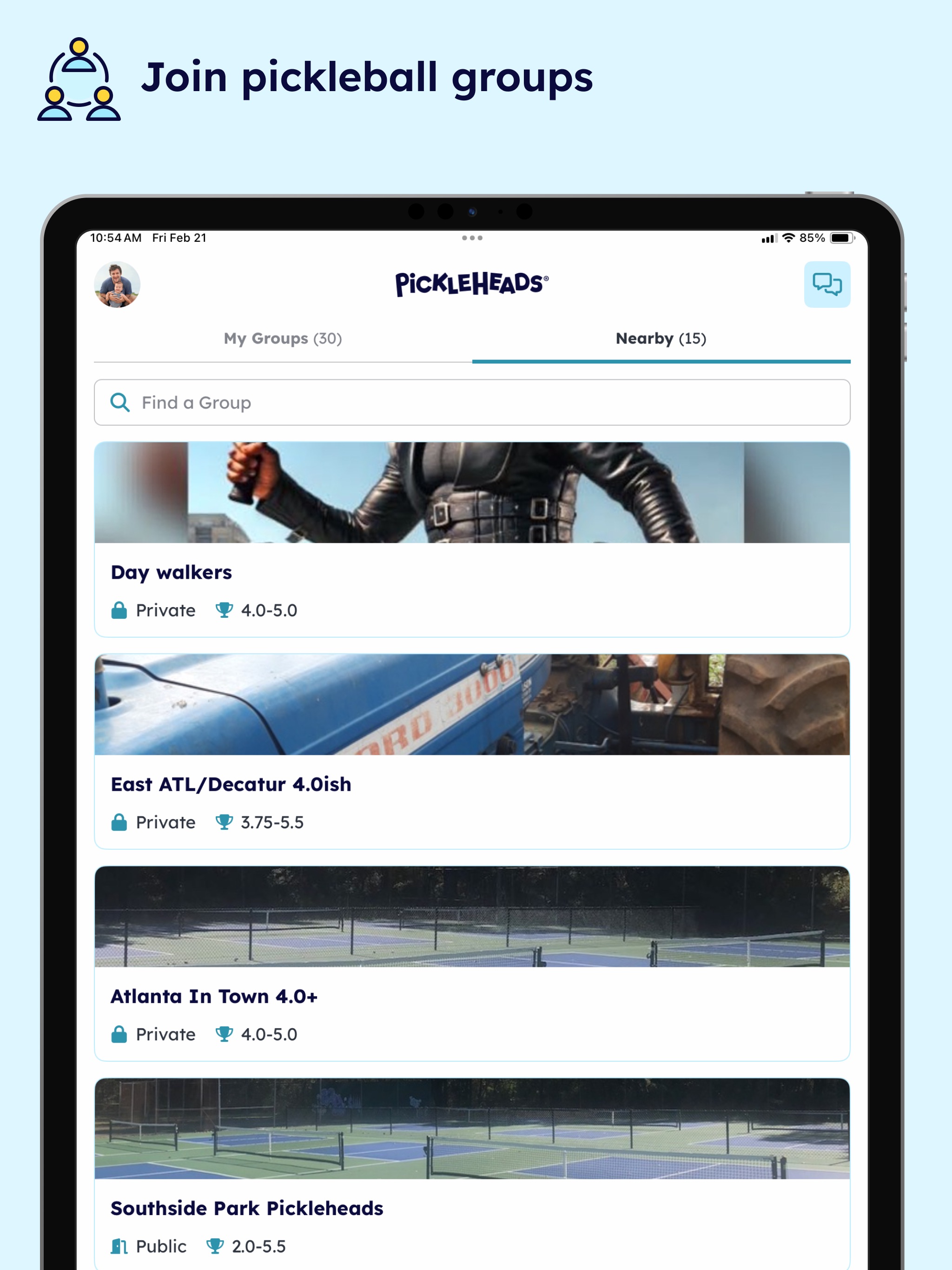 Pickleheads - Play Pickleball iPad screenshot 3
