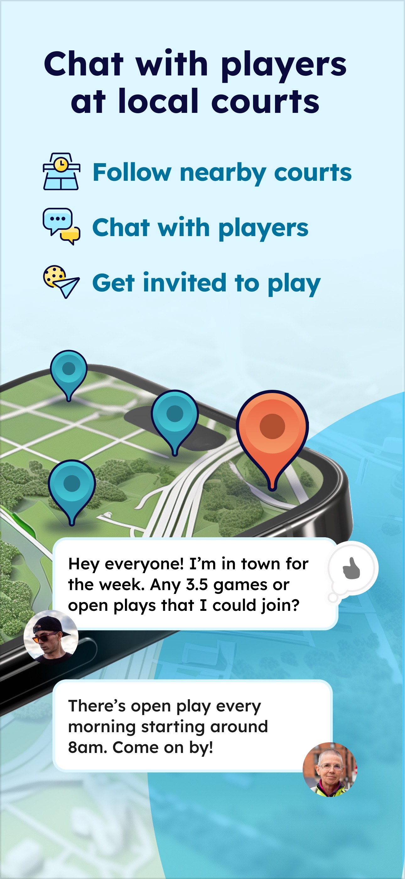 Pickleheads - Play Pickleball iPhone screenshot 3