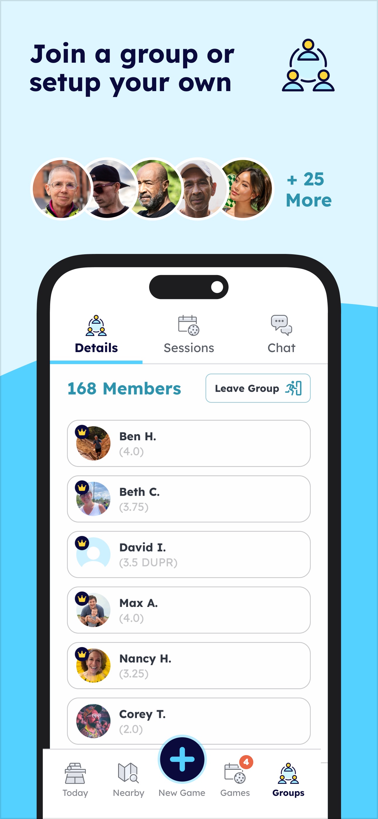 Pickleheads - Play Pickleball iPhone screenshot 6