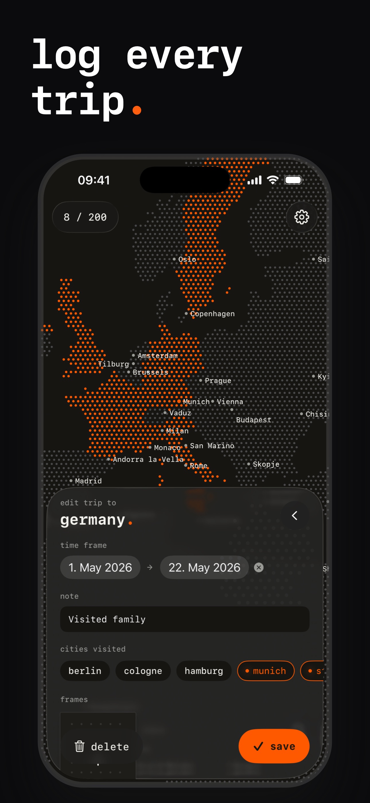 raum. iPhone screenshot 2