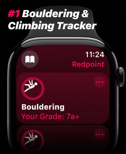 Redpoint: Bouldering, Climbing Apple Watch screenshot 1