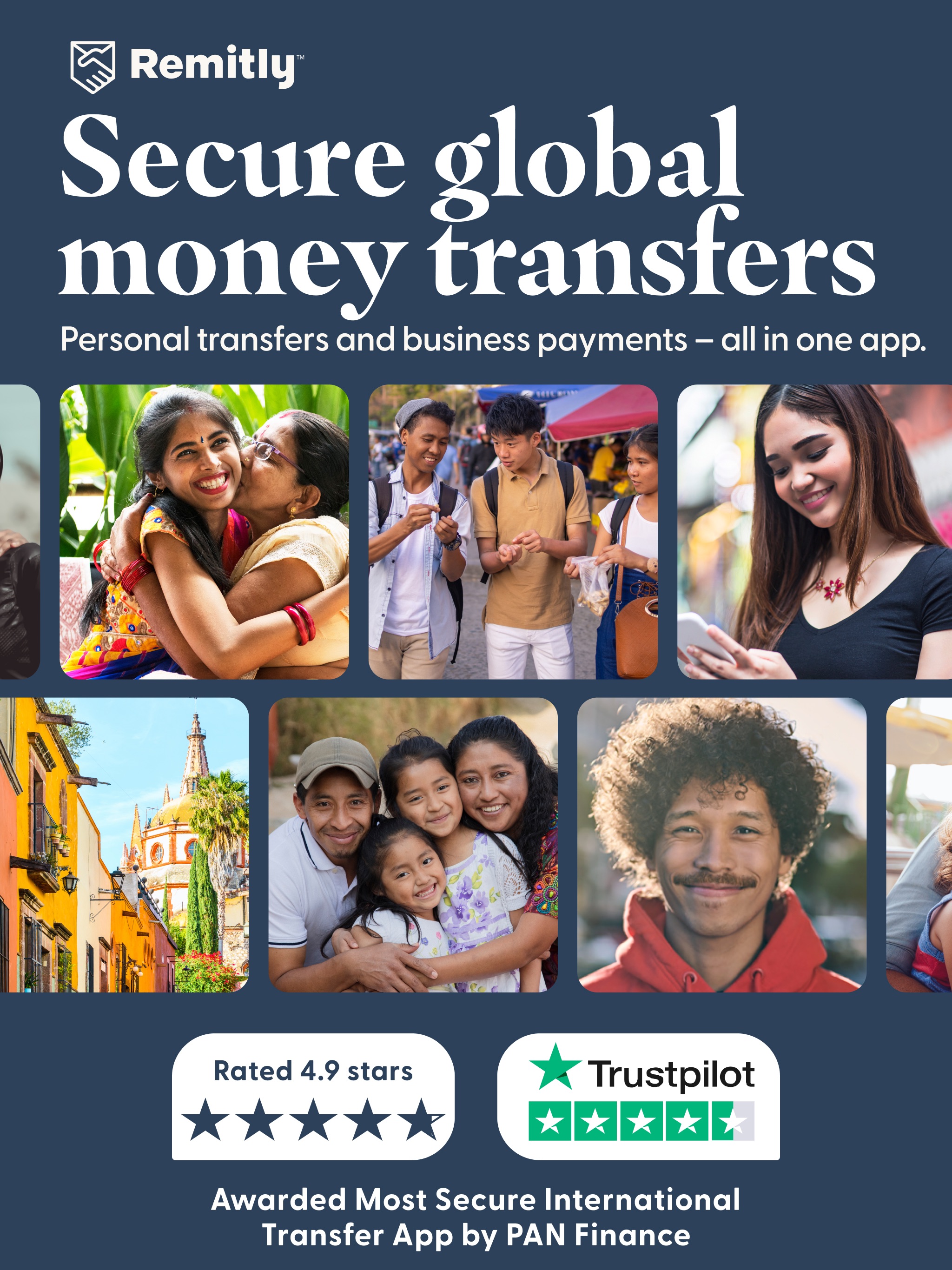 Remitly: Send money abroad iPad screenshot 1