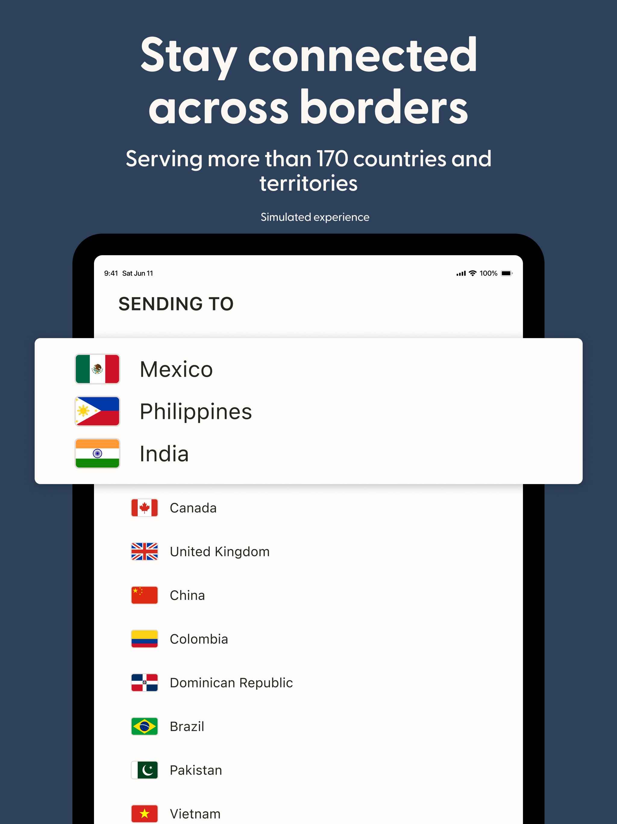 Remitly: Send money abroad iPad screenshot 5