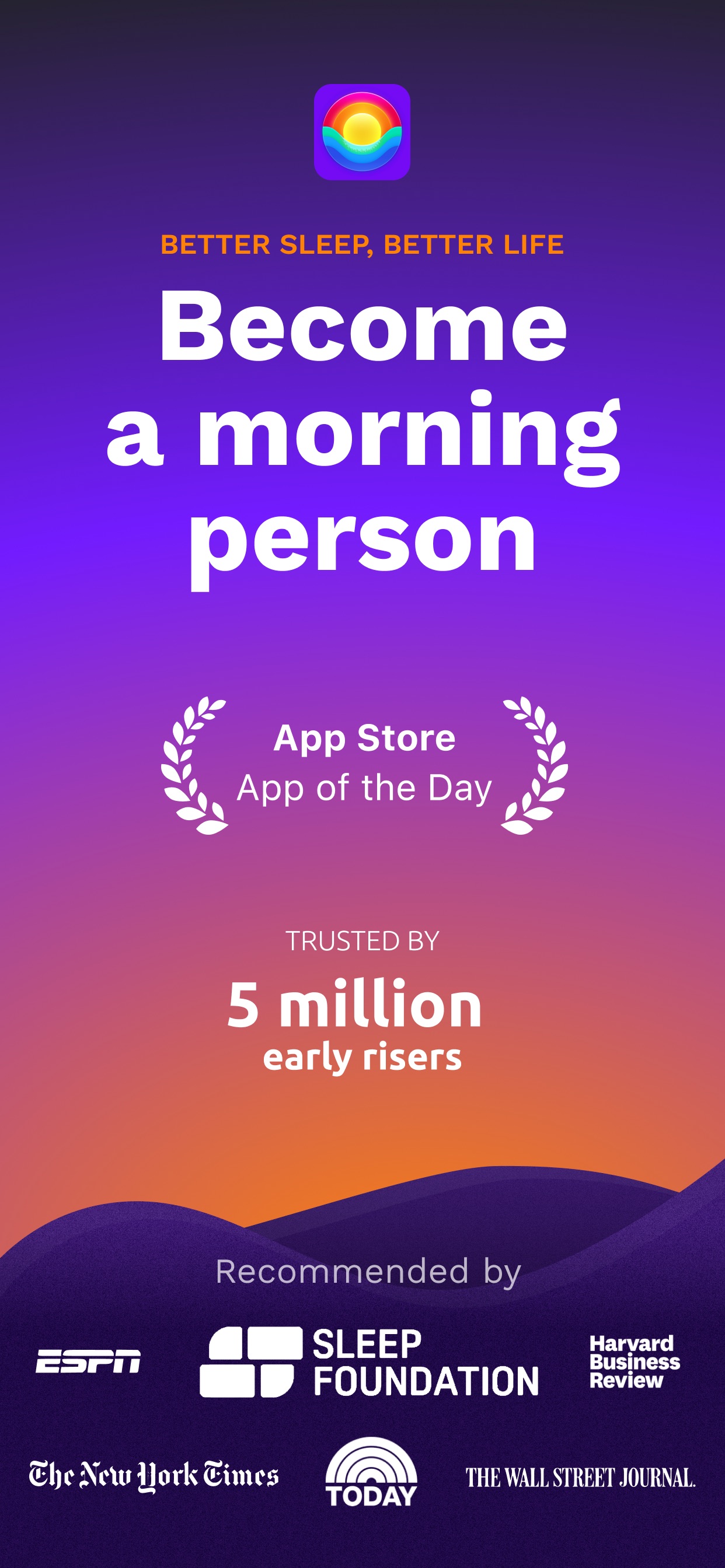 RISE: Sleep Tracker iPhone screenshot 1