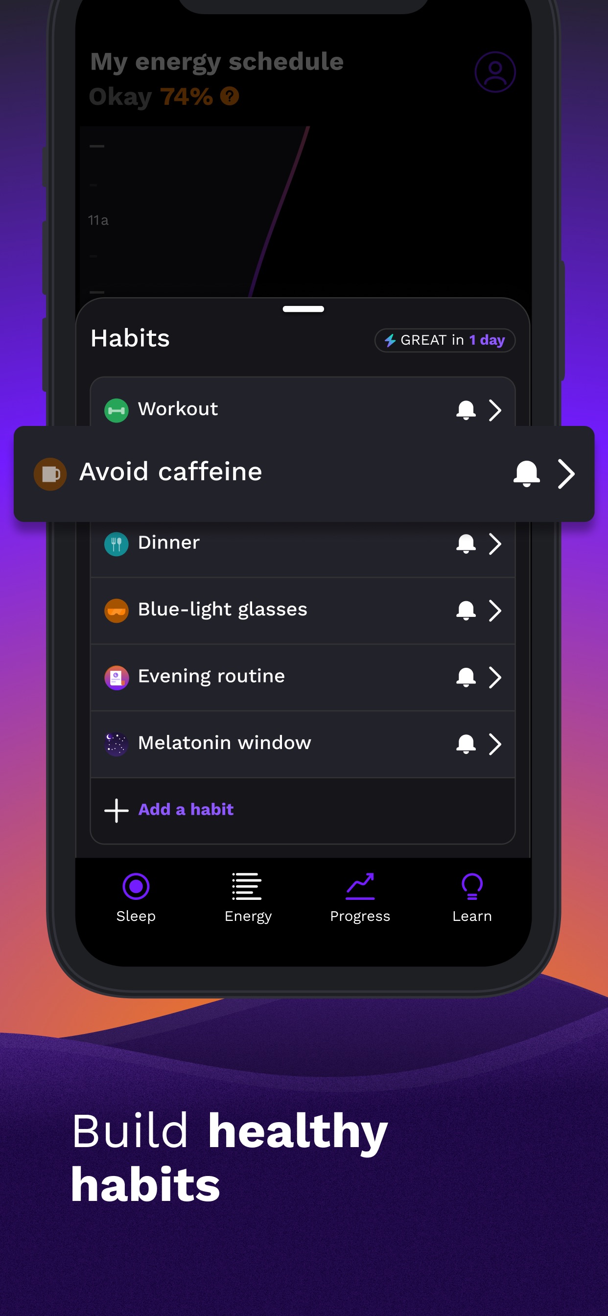 RISE: Sleep Tracker iPhone screenshot 5