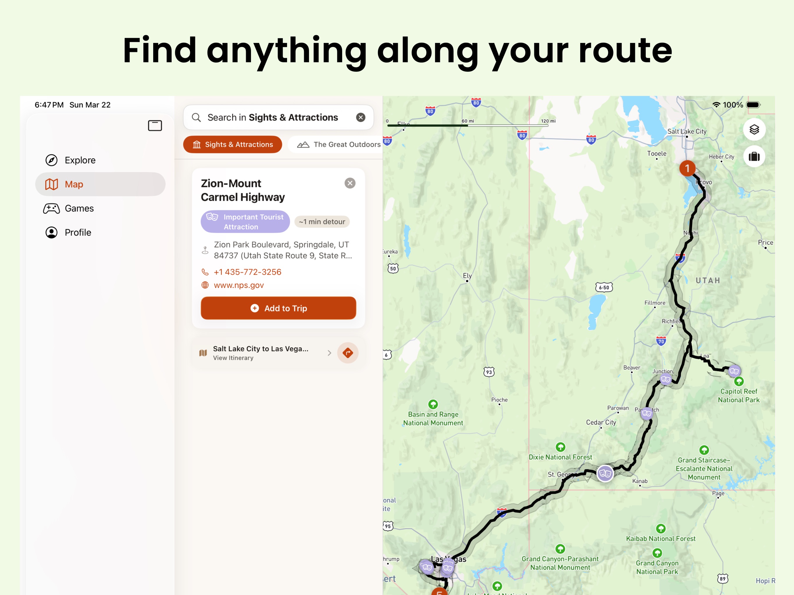 Road Trip! Planner & Games iPad screenshot 4
