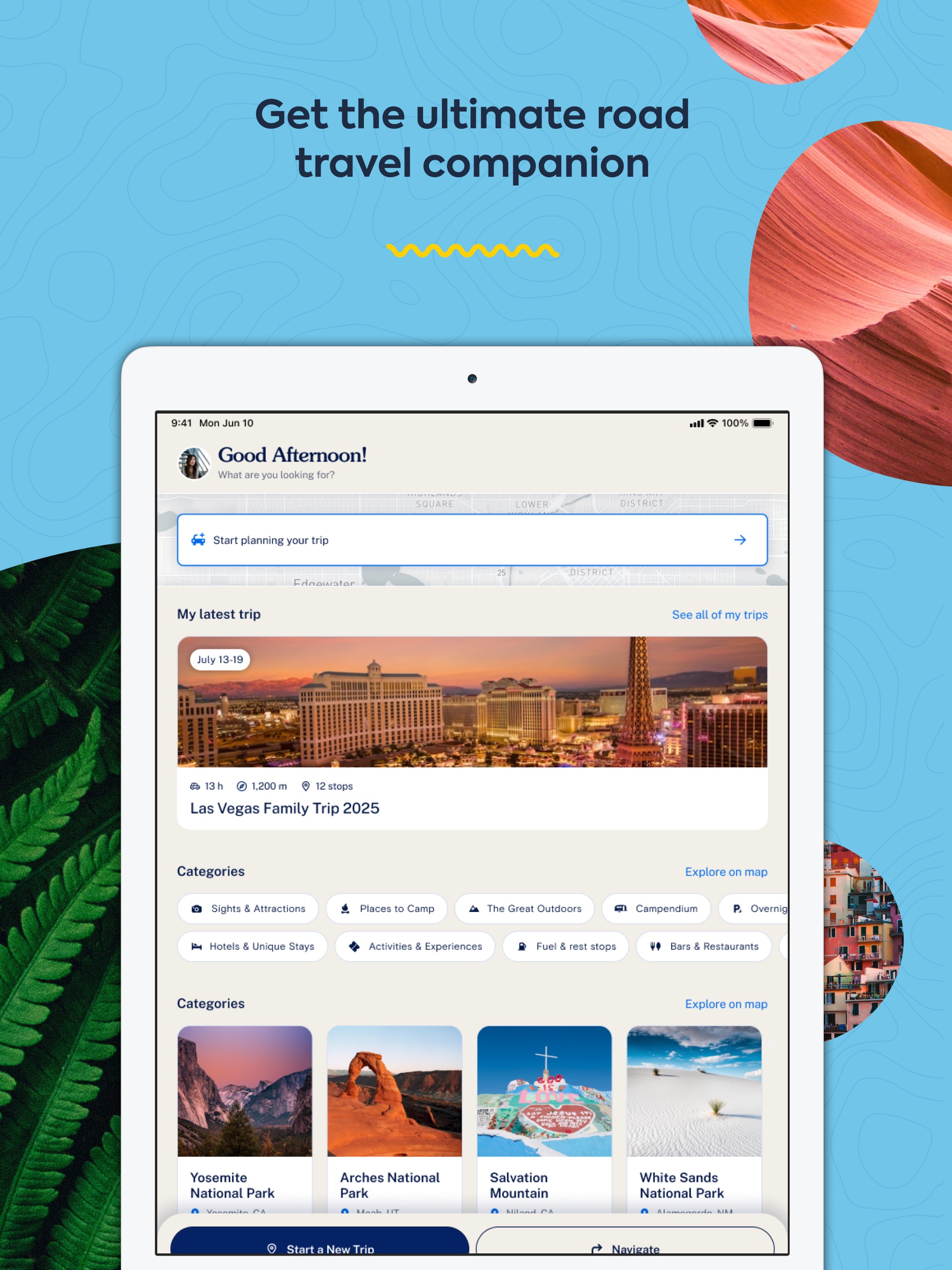 Roadtrippers - Trip Planner iPad screenshot 1