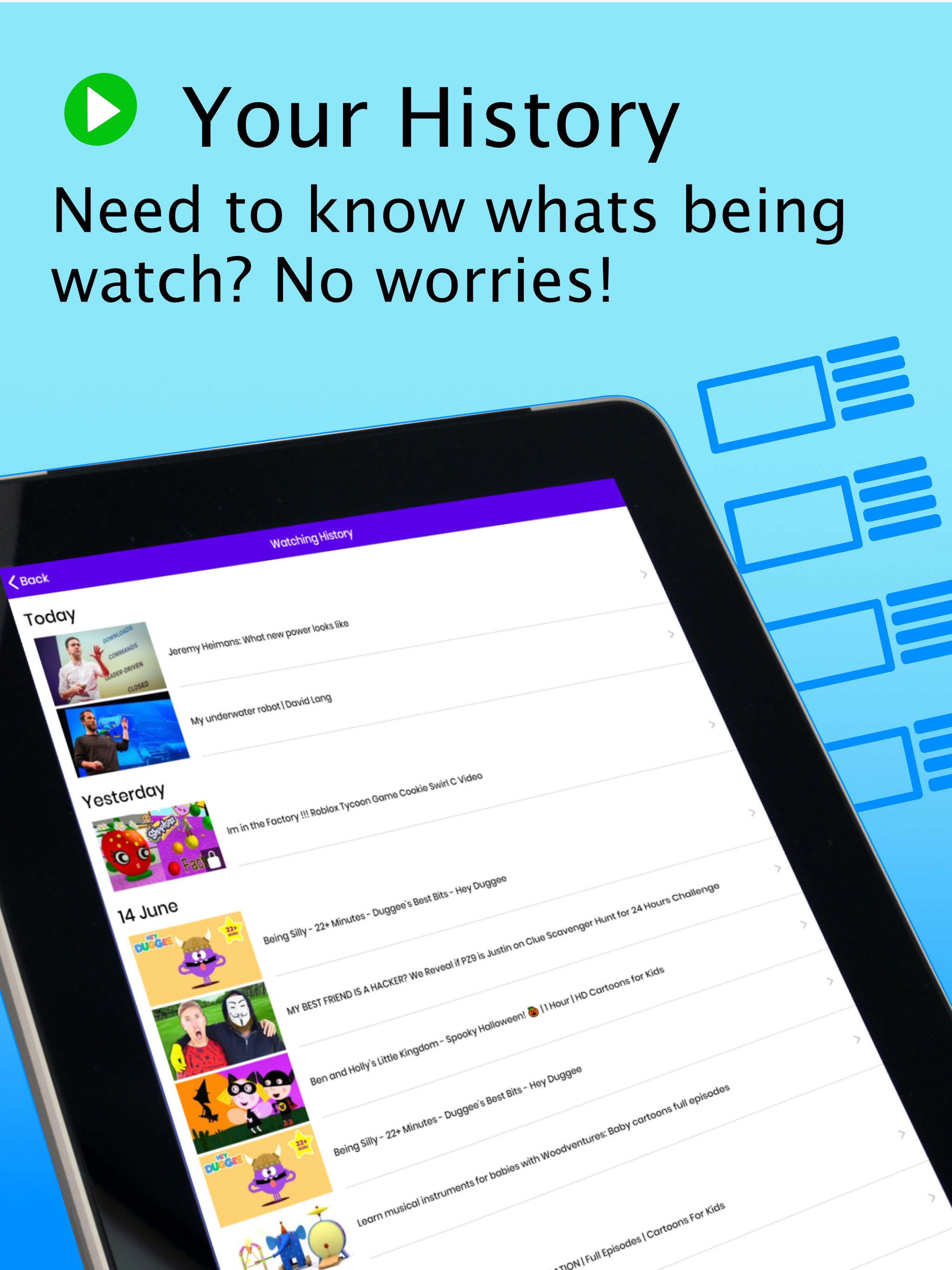 Safe Vision Kids for YouTube iPad screenshot 5