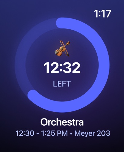 Saturn Calendar Apple Watch screenshot 1
