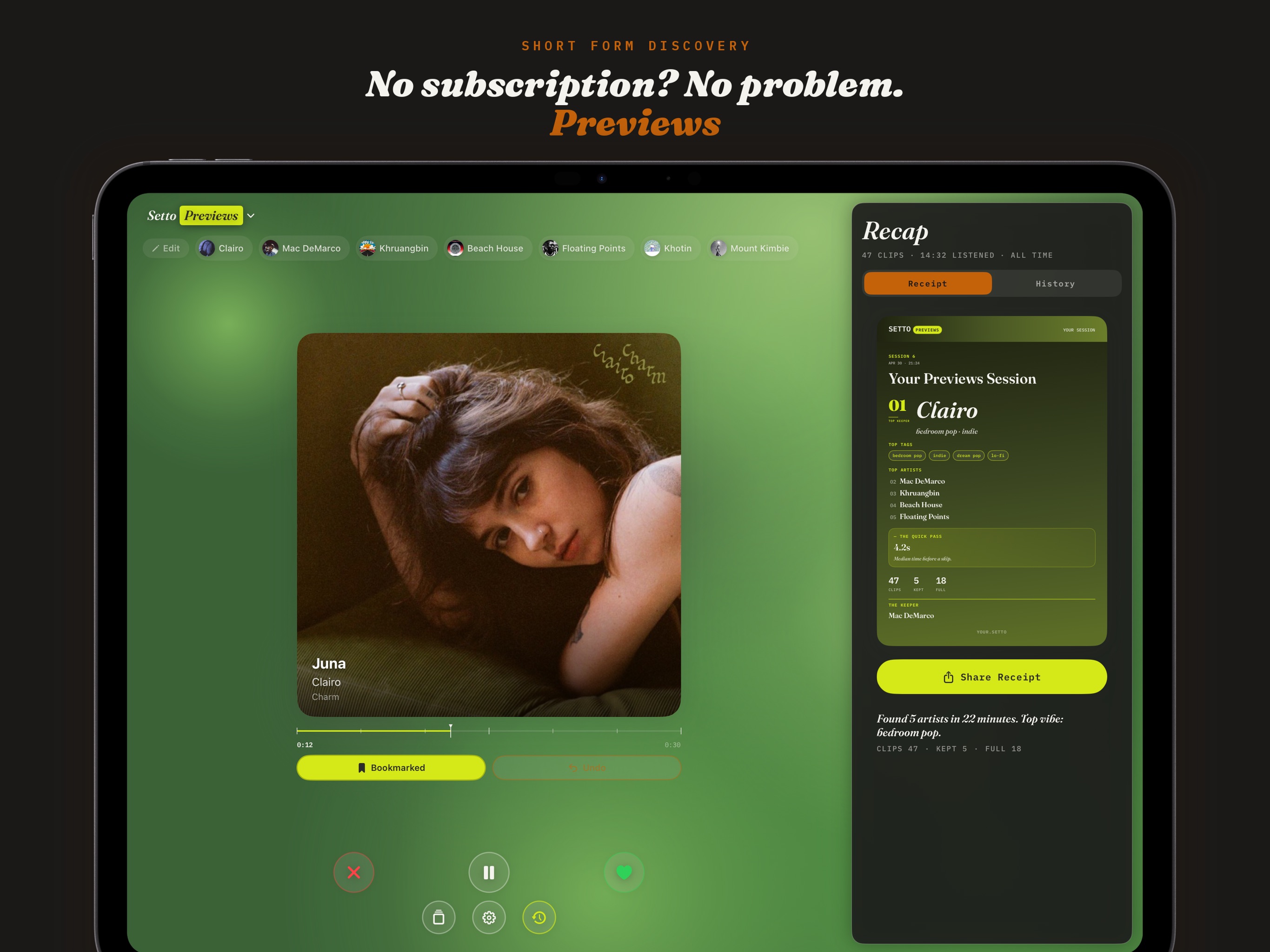 Setto: Your Personal DJ iPad screenshot 3