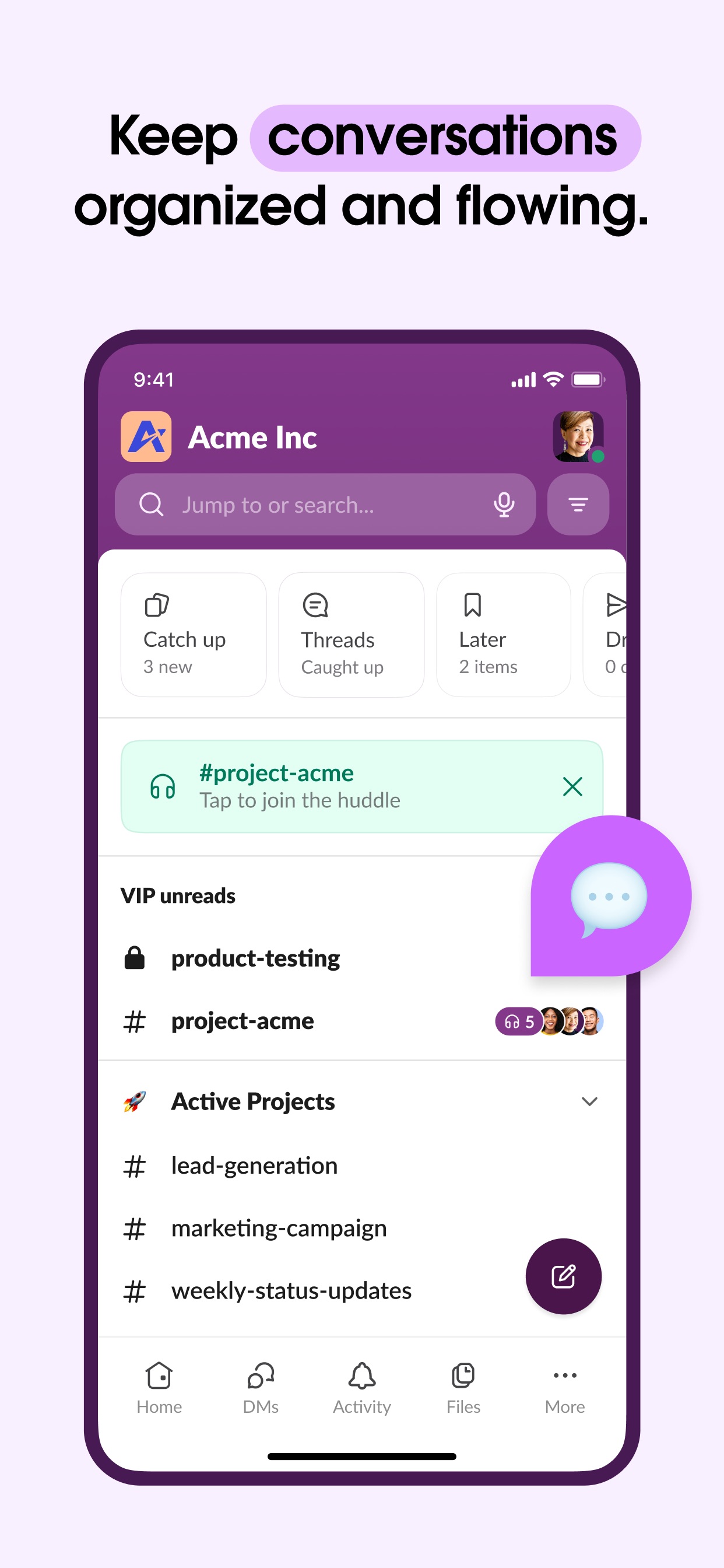 Slack iPhone screenshot 2