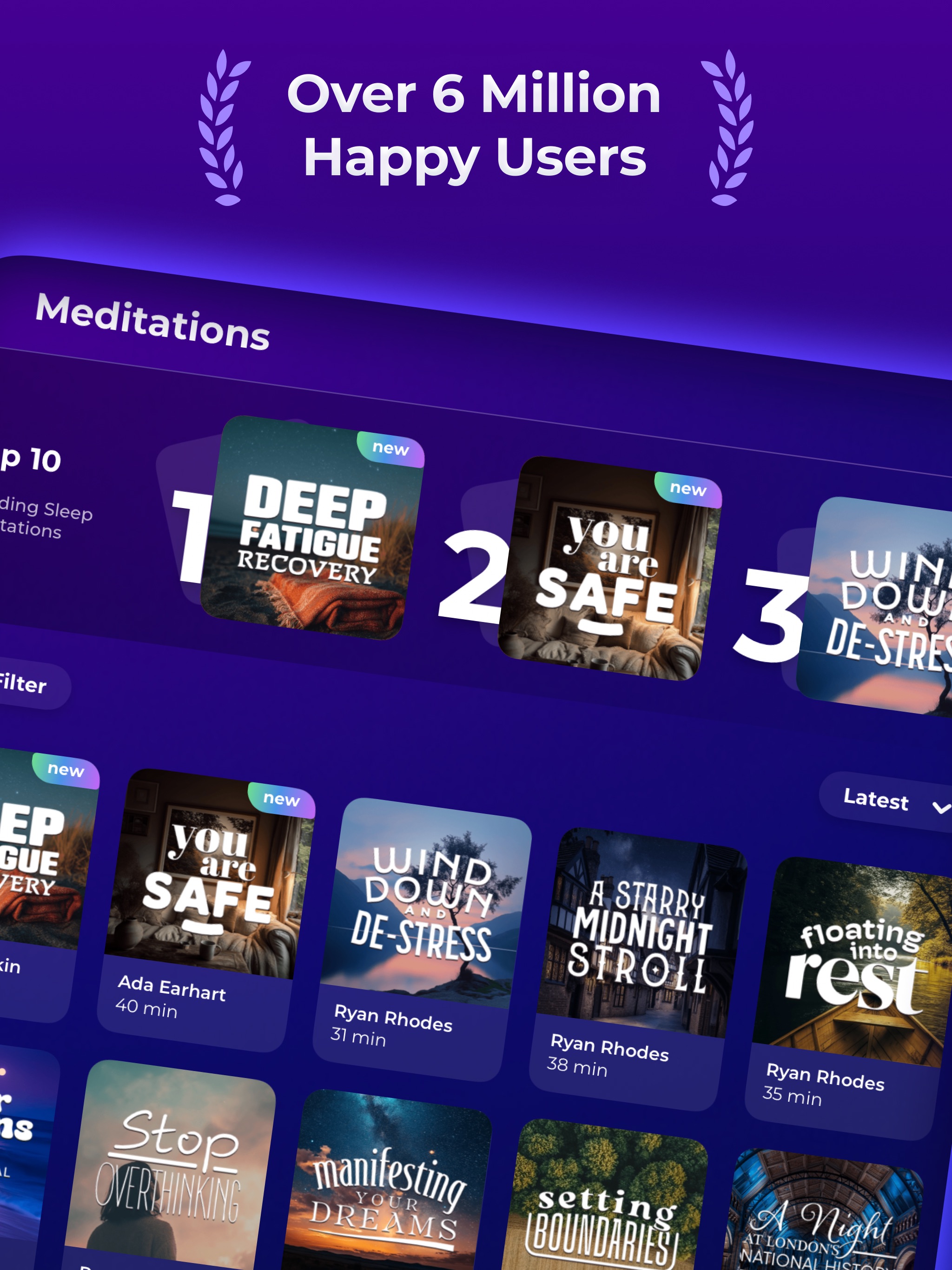 Sleepiest: Sleep Meditation iPad screenshot 2